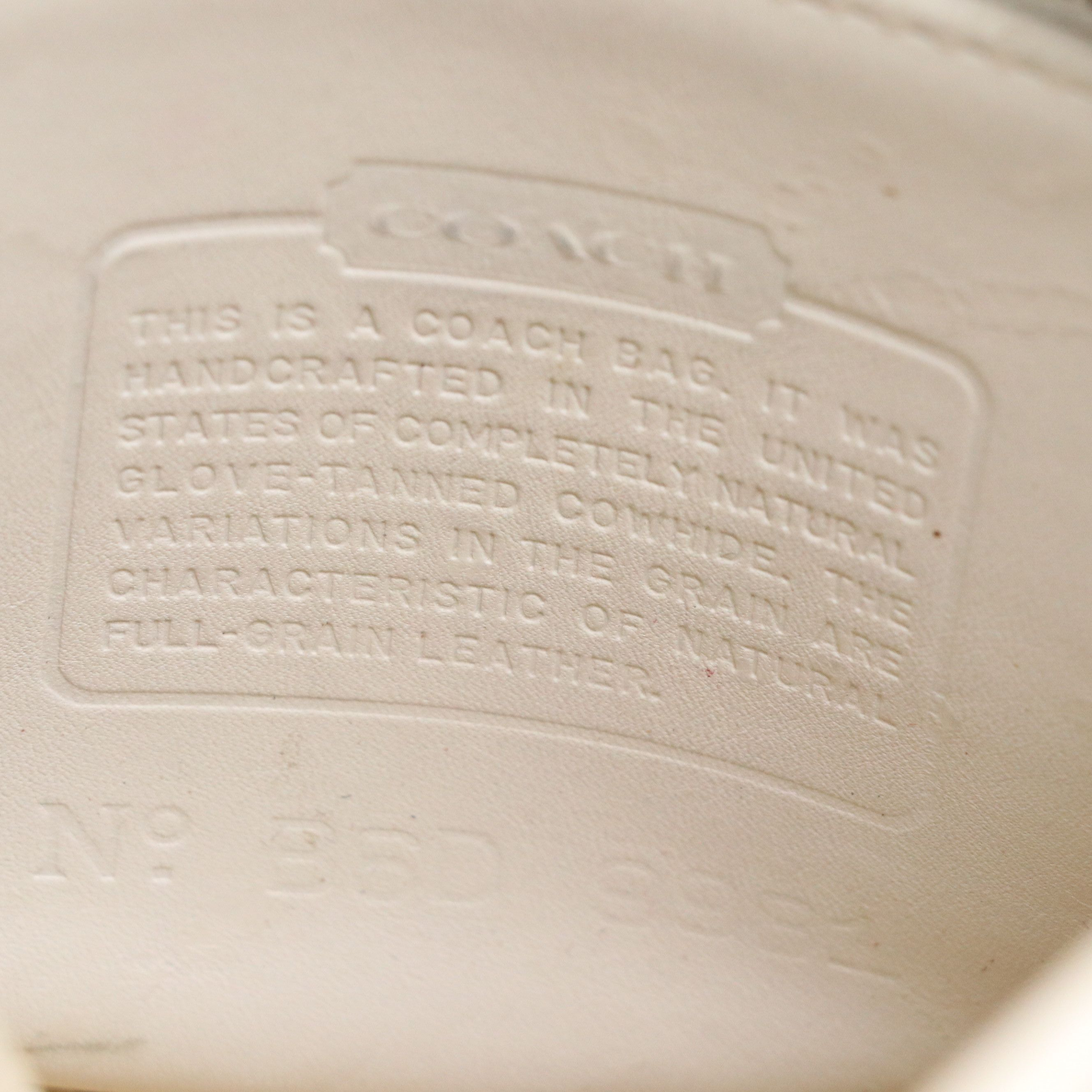 Coach Vintage Watson Crossbody Bag in White Leather