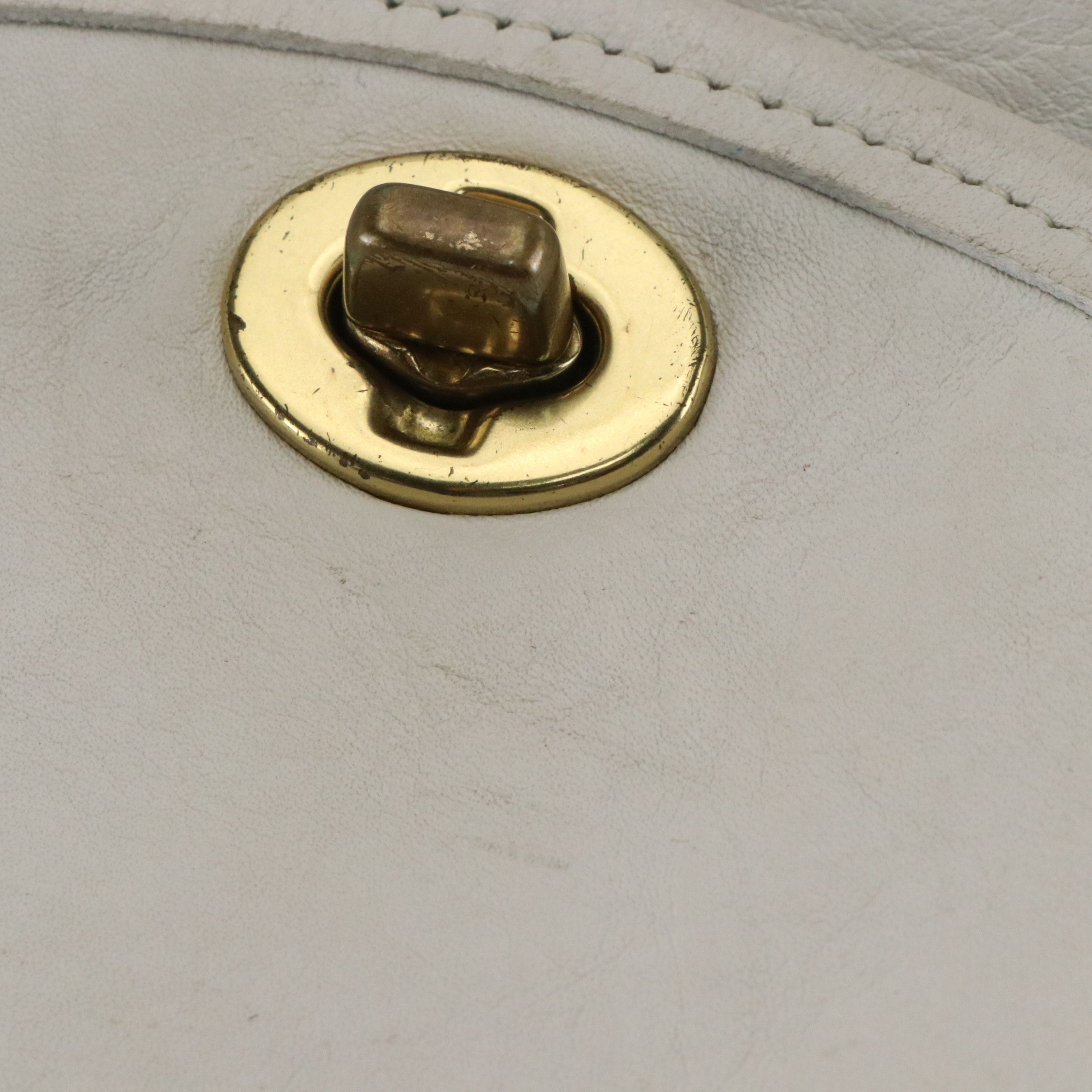 Coach Vintage Watson Crossbody Bag in White Leather