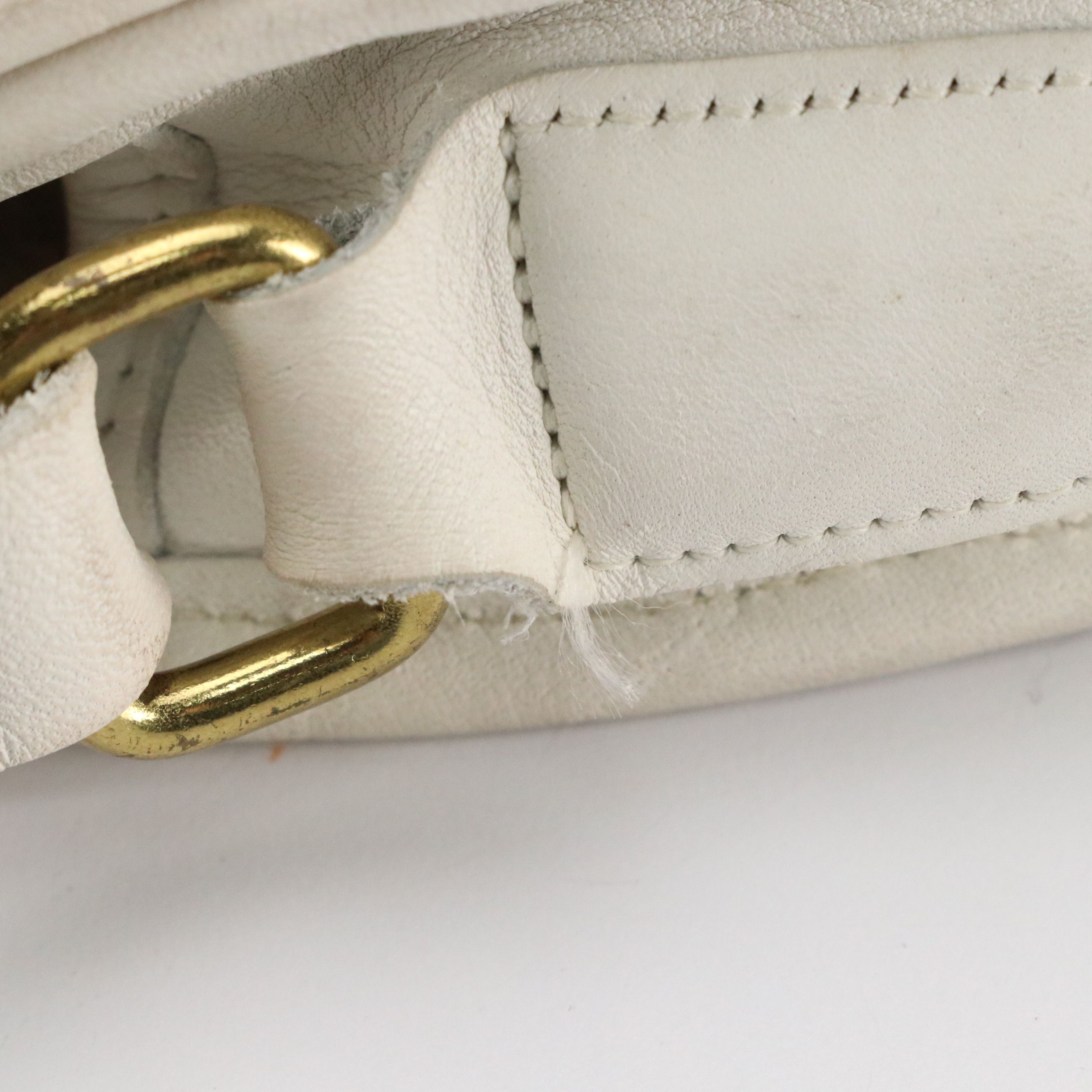 Coach Vintage Watson Crossbody Bag in White Leather