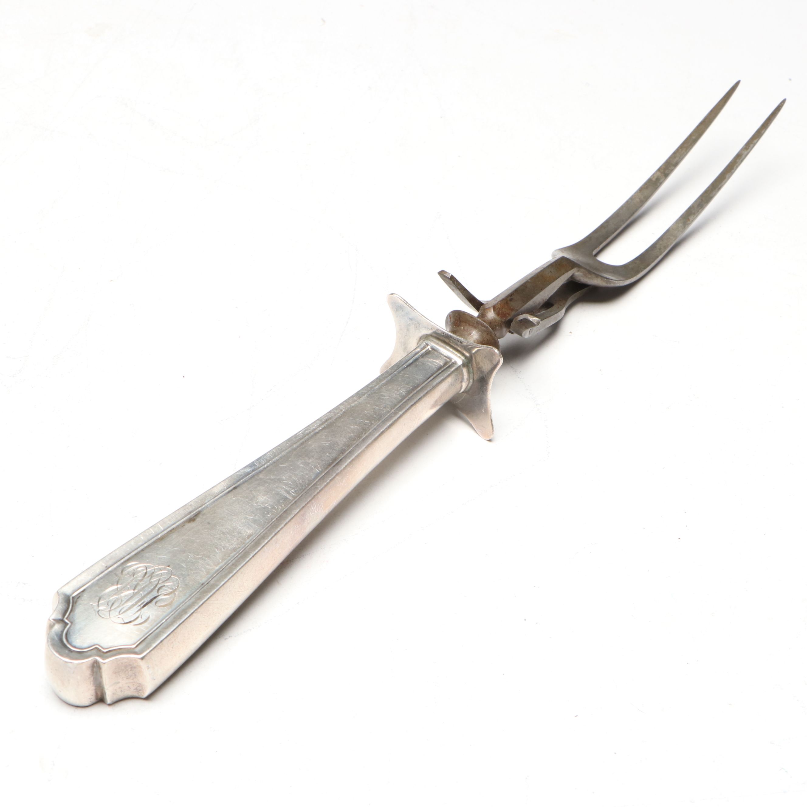 Webster Sterling Handled Pierced Tomato Server with Other Utensils