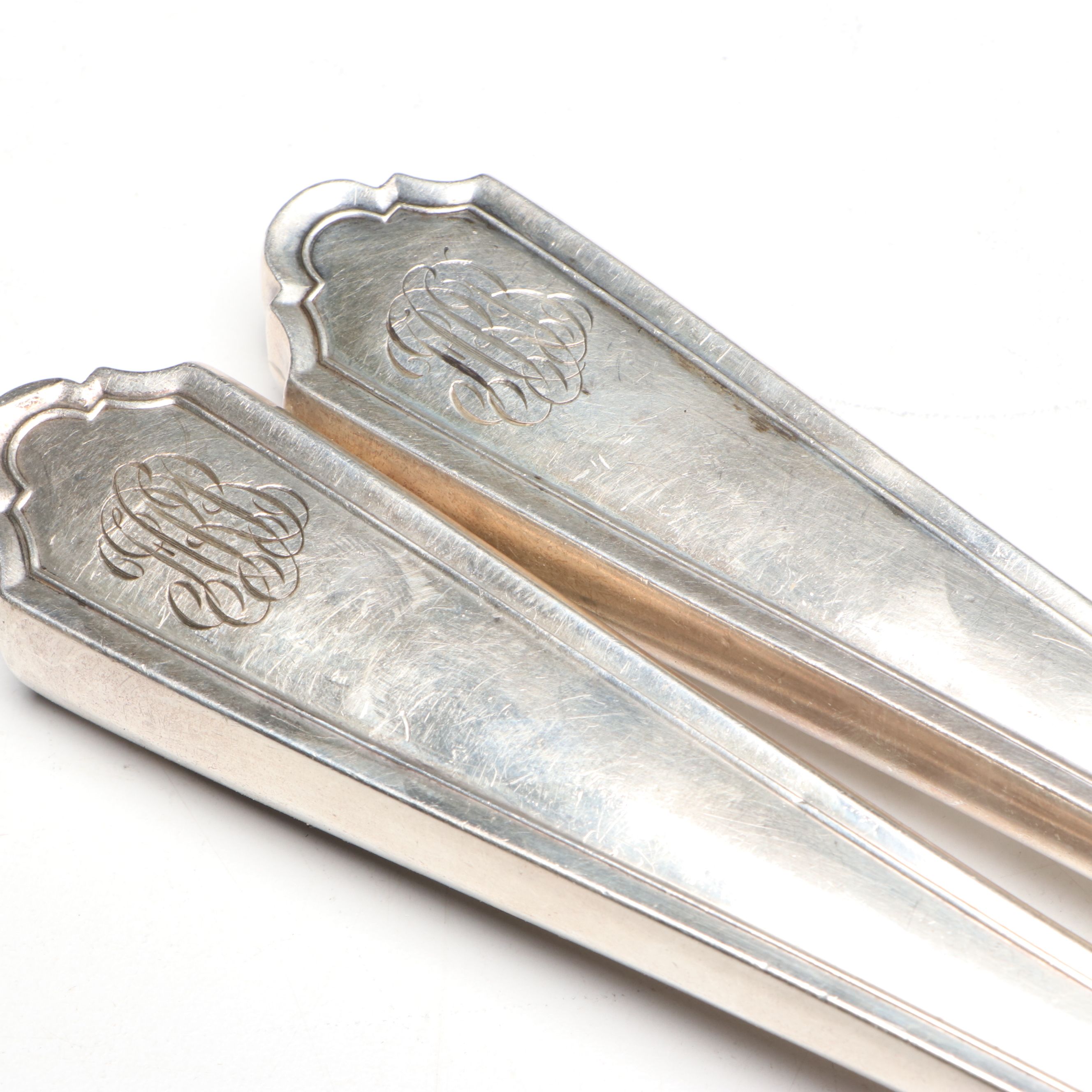 Webster Sterling Handled Pierced Tomato Server with Other Utensils