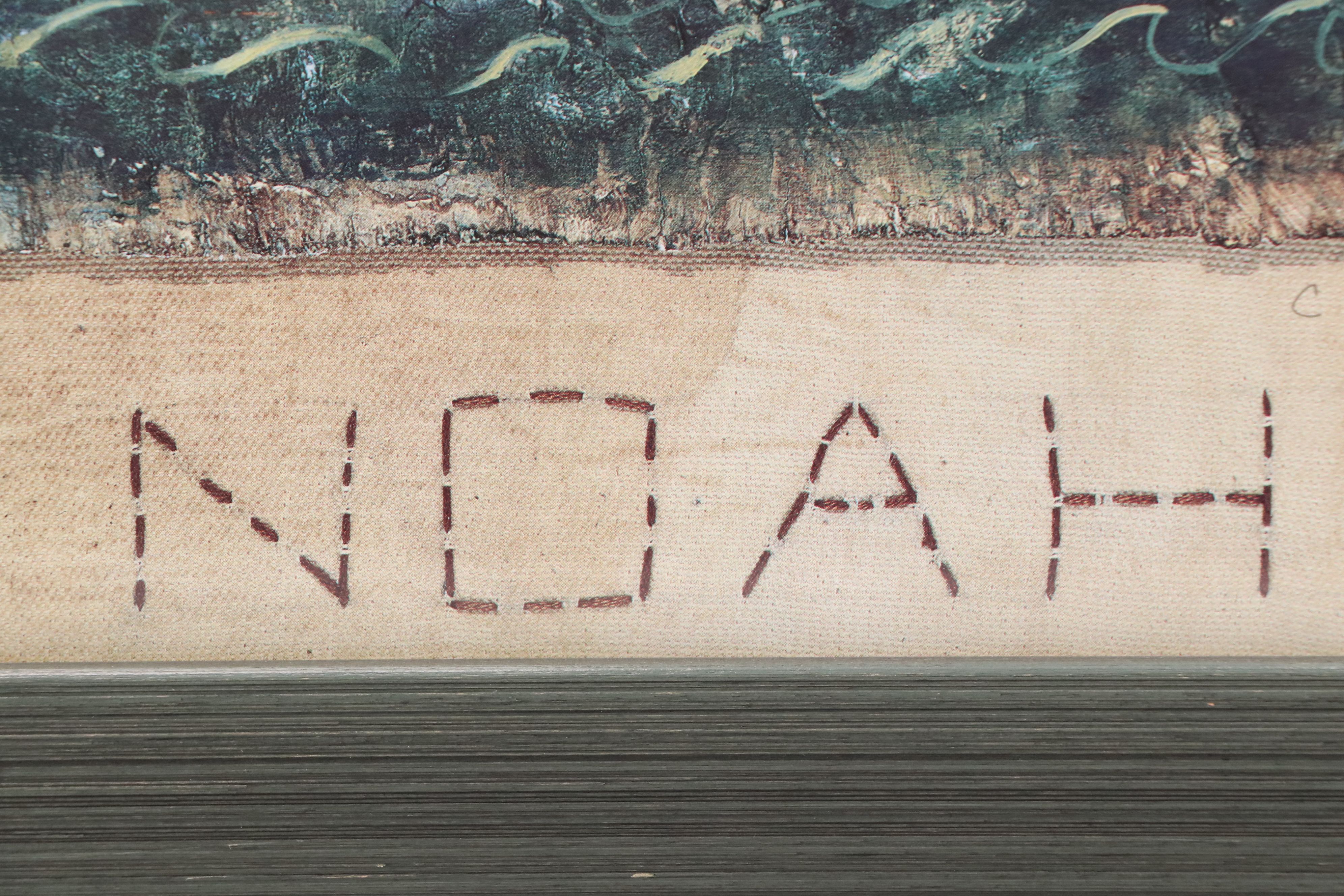 Carol Endres Offset Lithograph "Noah," Late 20th Century