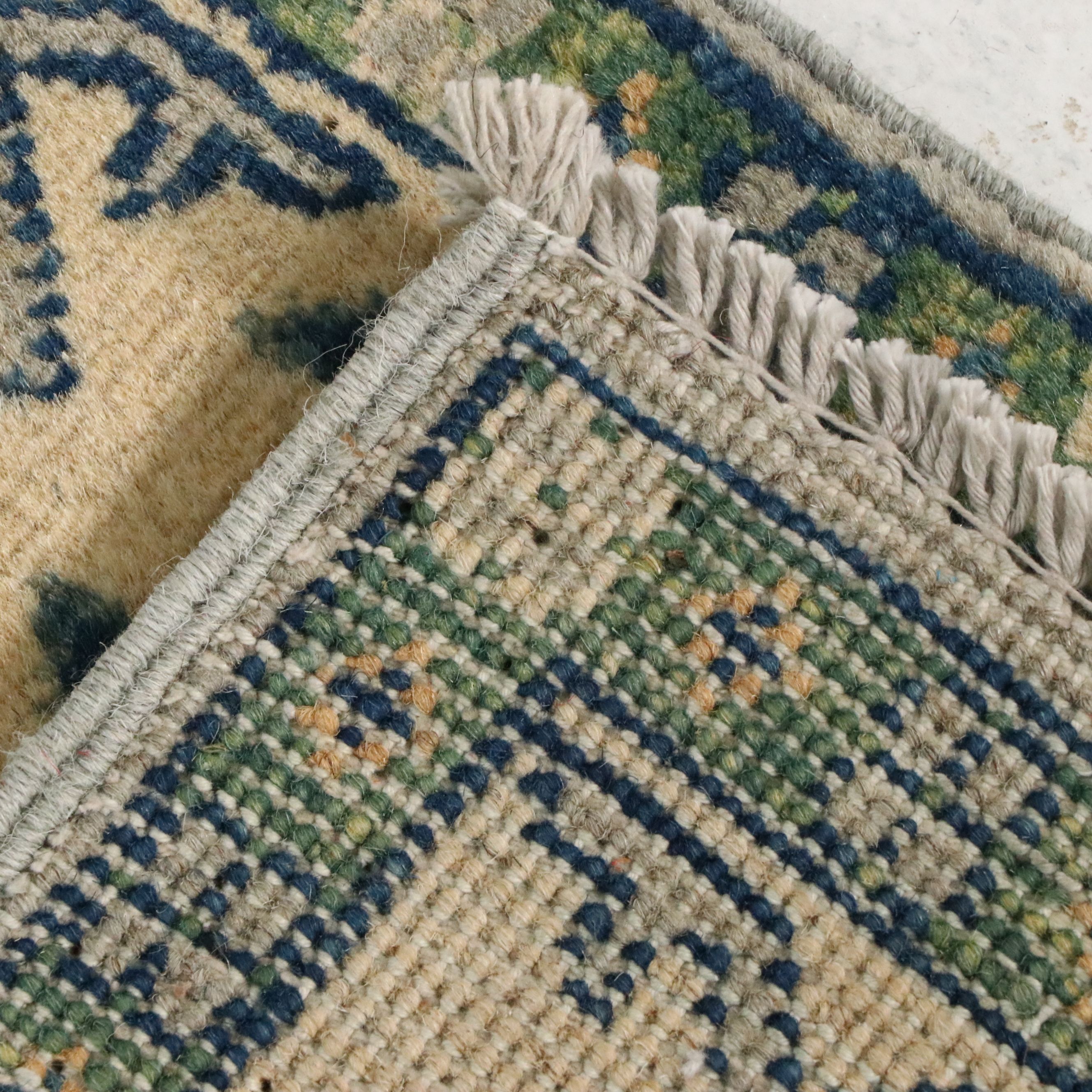 3'2 x 4'11 Hand-Knotted Afghan Kazak Accent Rug