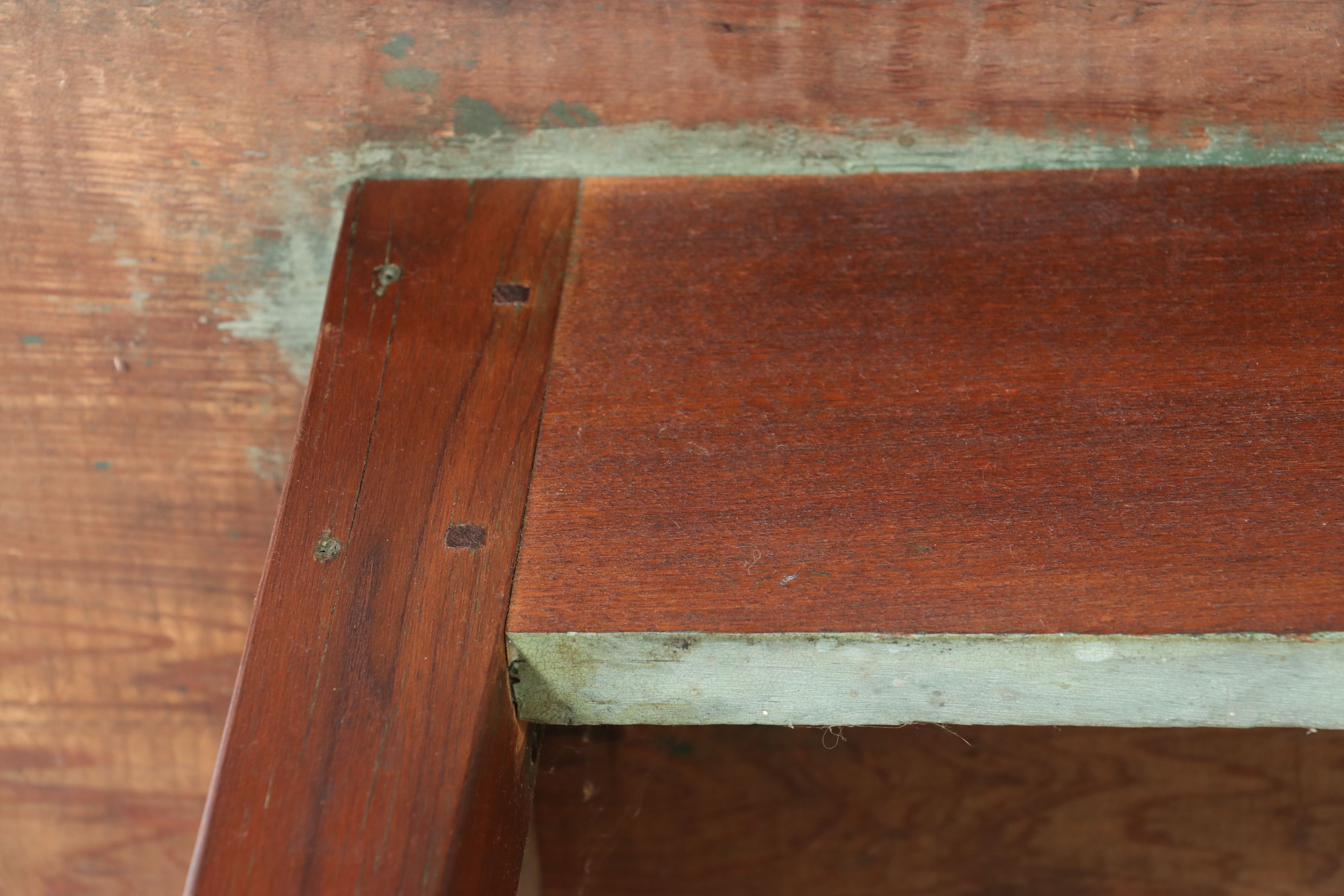 American Country Pine and Cherry Tavern Table, 19th Century