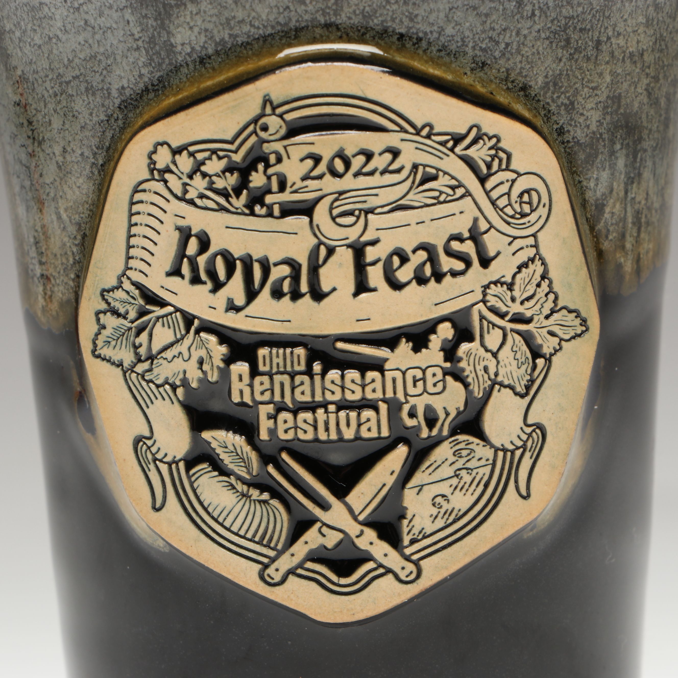 Ohio Renaissance Festival Ceramic and Metal Souvenir Steins