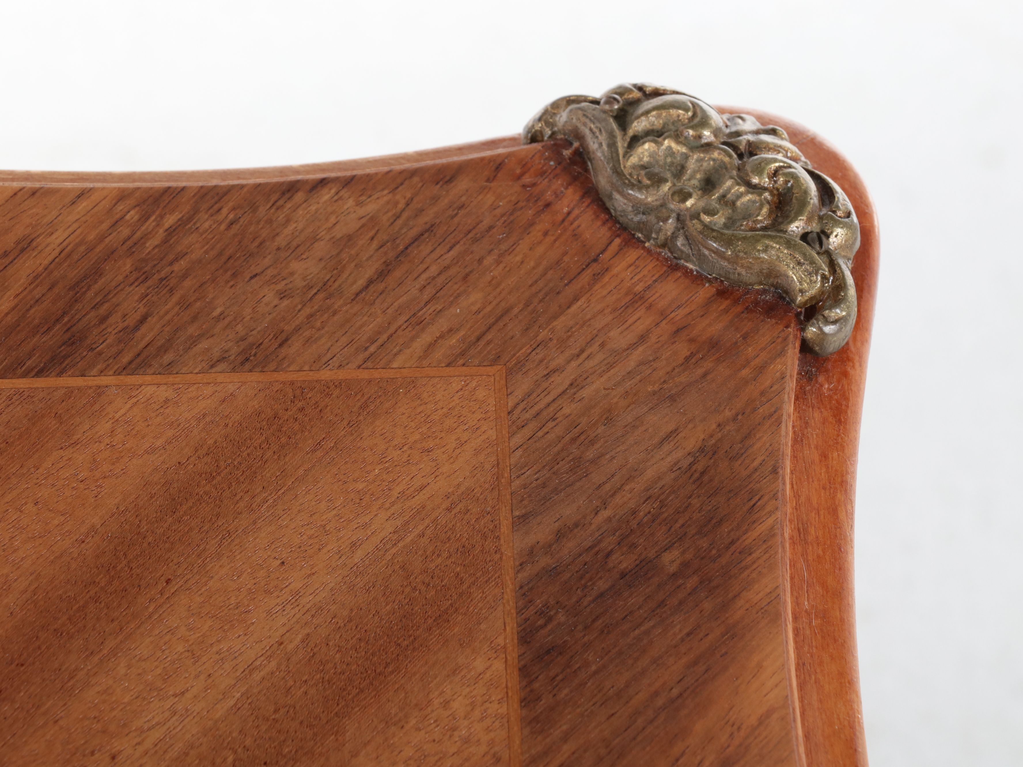 Louis XV Style Parquetry Bureau Plat