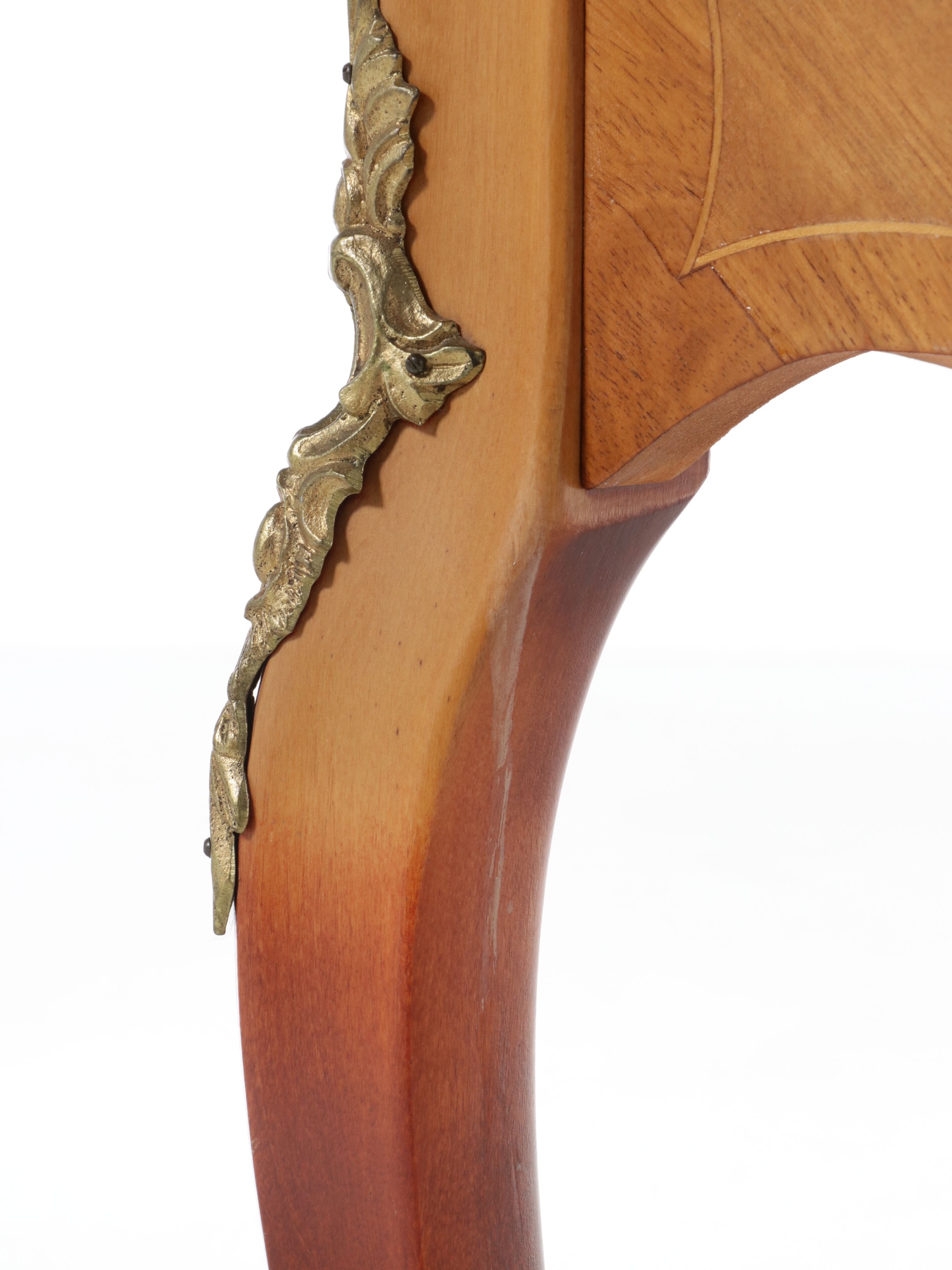 Louis XV Style Parquetry Bureau Plat