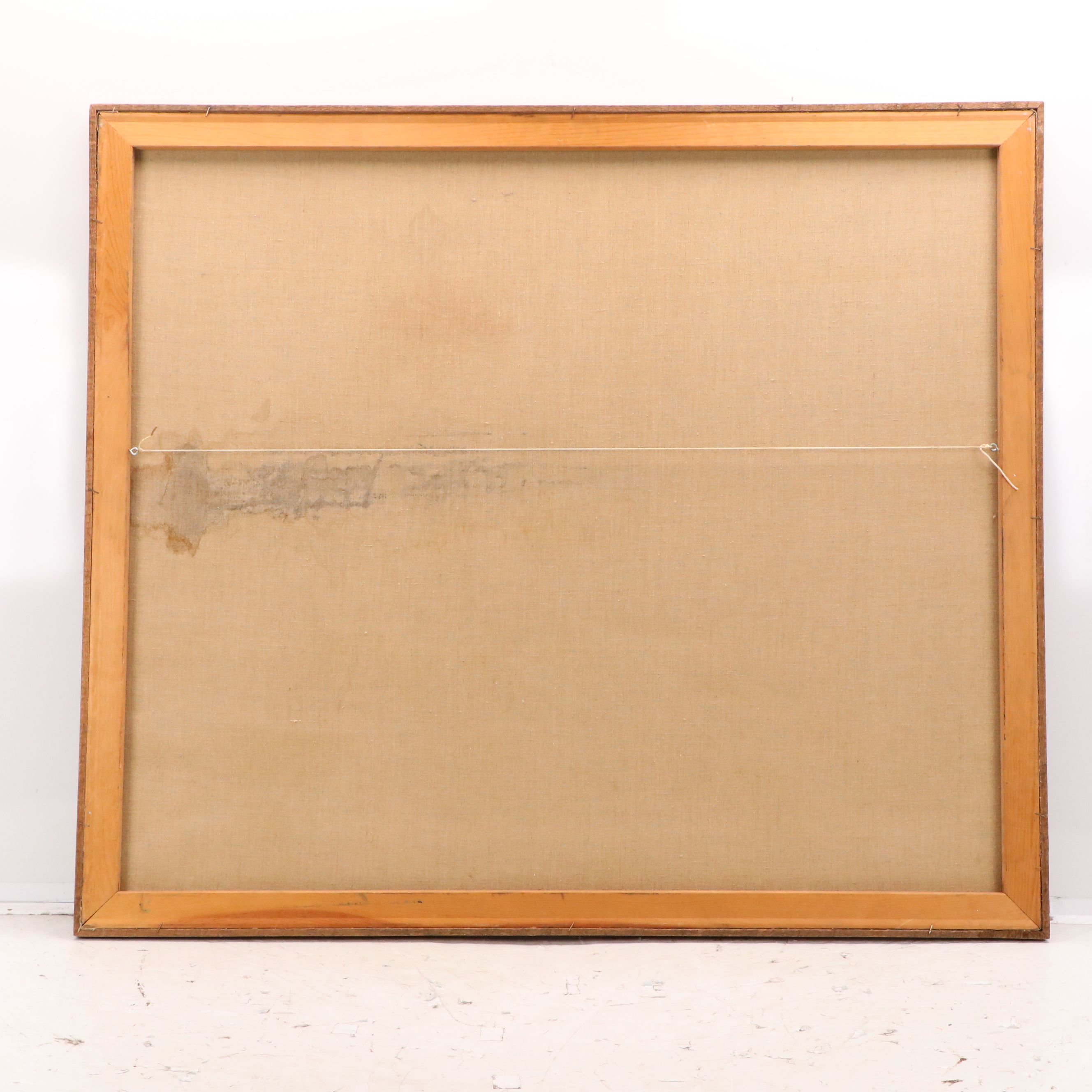 Oil Painting of Male Nude, Mid to Late 20th Century