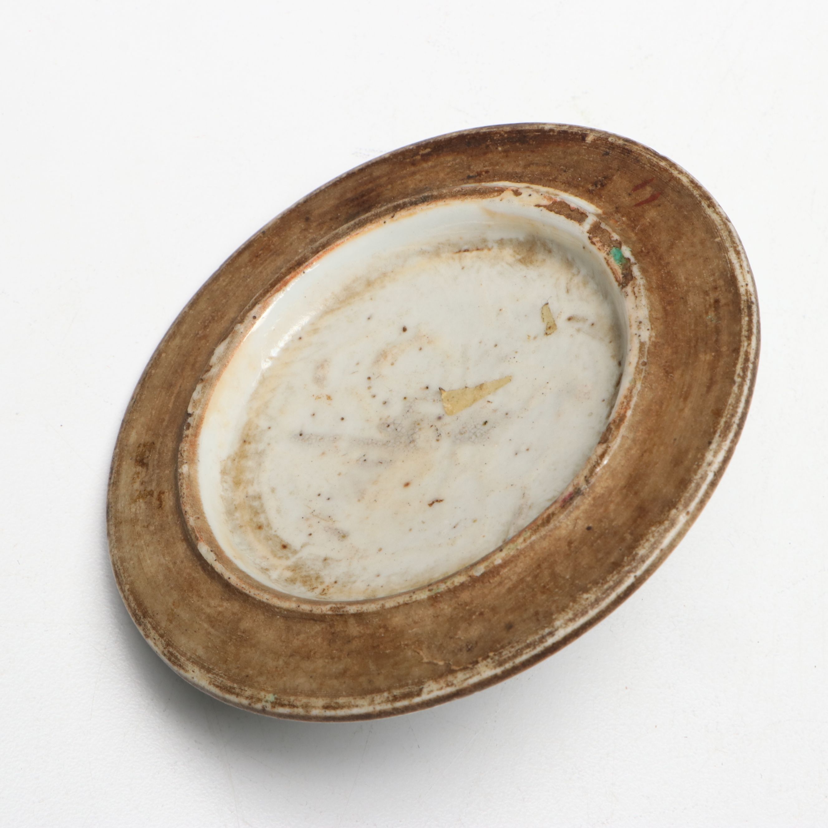 Chinese Famille Rose Porcelain Melon Jars with Wood Pedestals