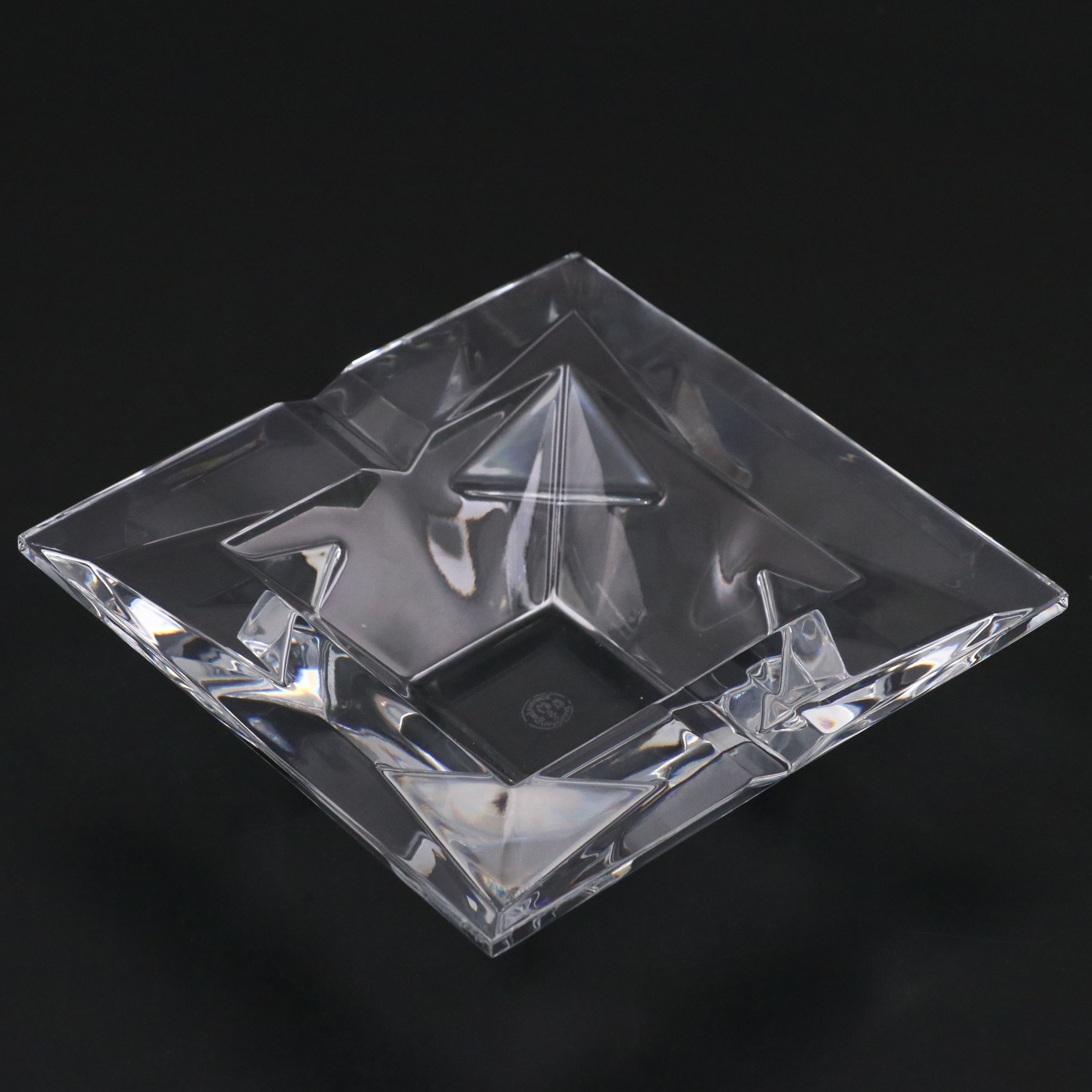 Baccarat "Totem" Crystal Ashtray