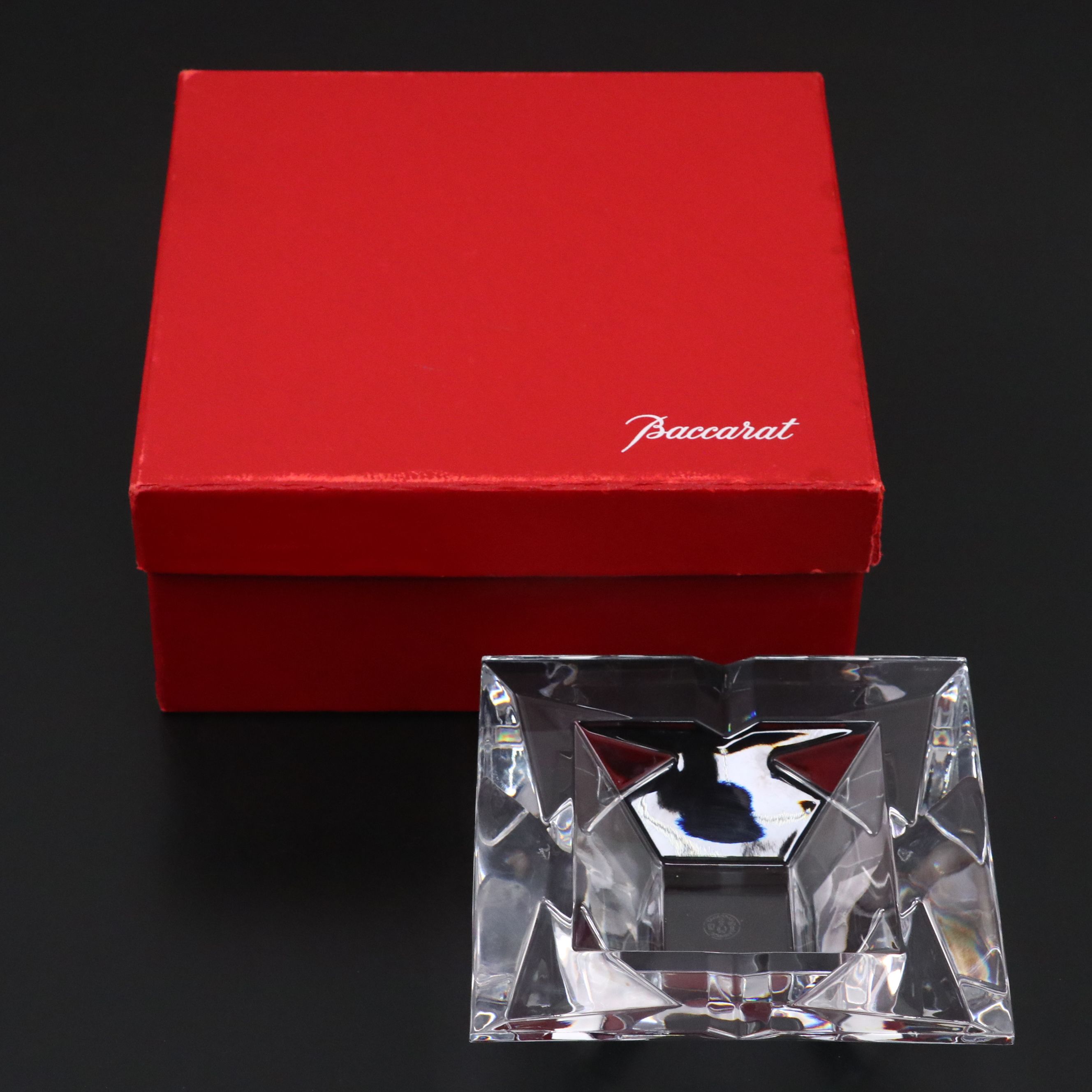 Baccarat "Totem" Crystal Ashtray