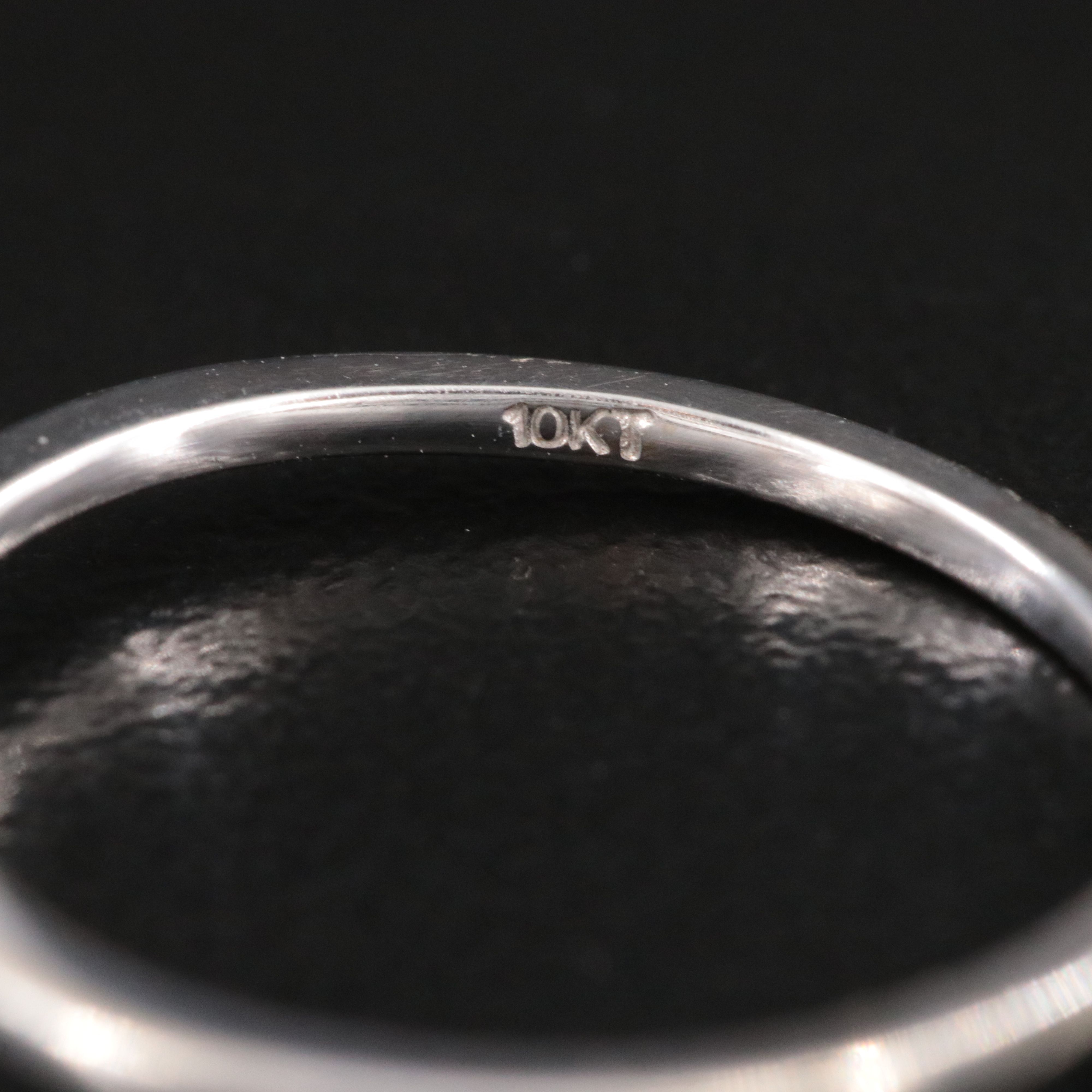 10K Pearl and Diamond Ring