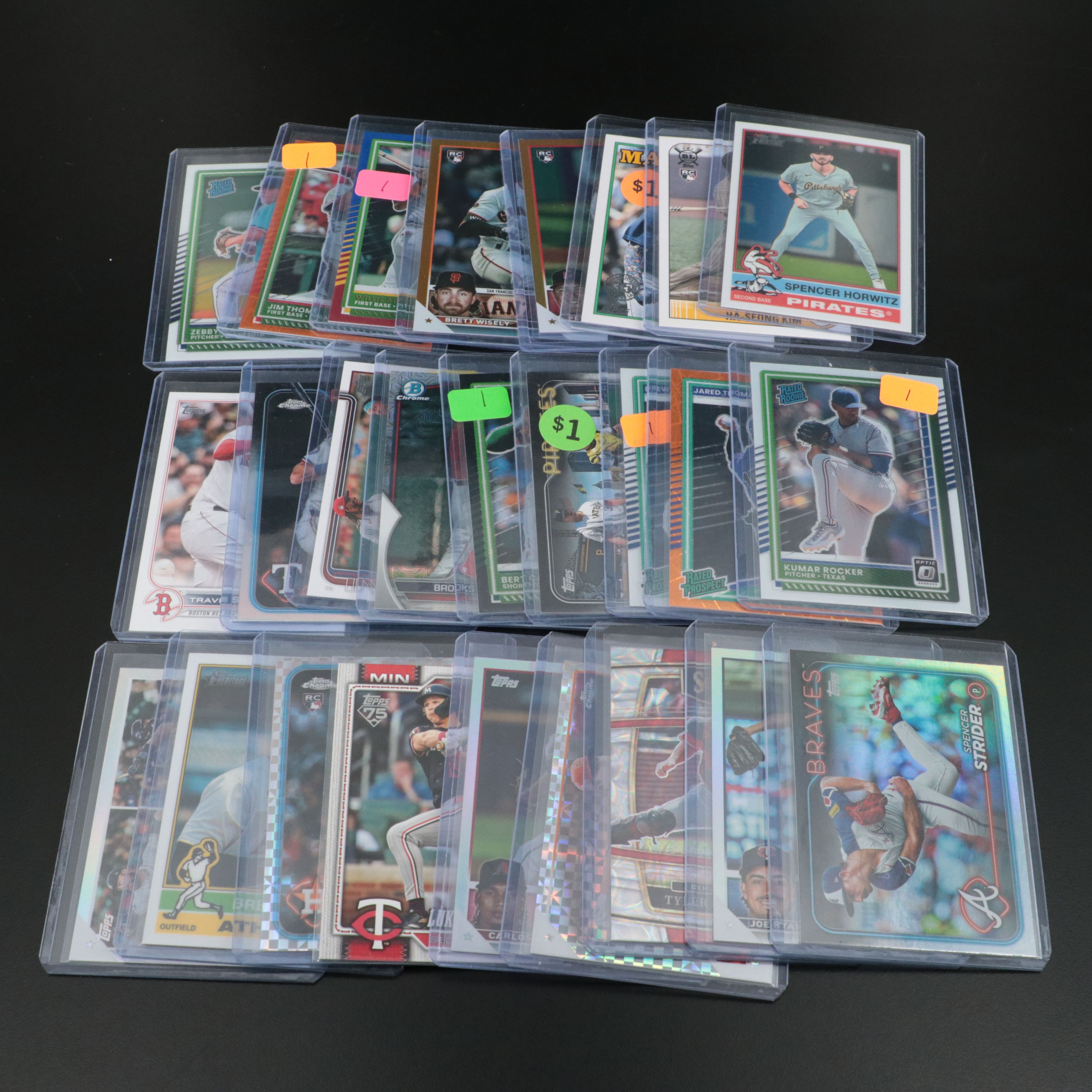 Group of over 1,100 Modern Baseball Cards, Including Graded