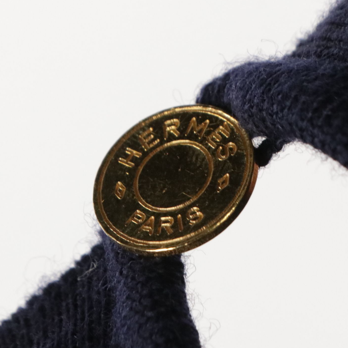 Hermès "Les Armes de Paris" Blouson Top in Silk Twill and Wool Knit