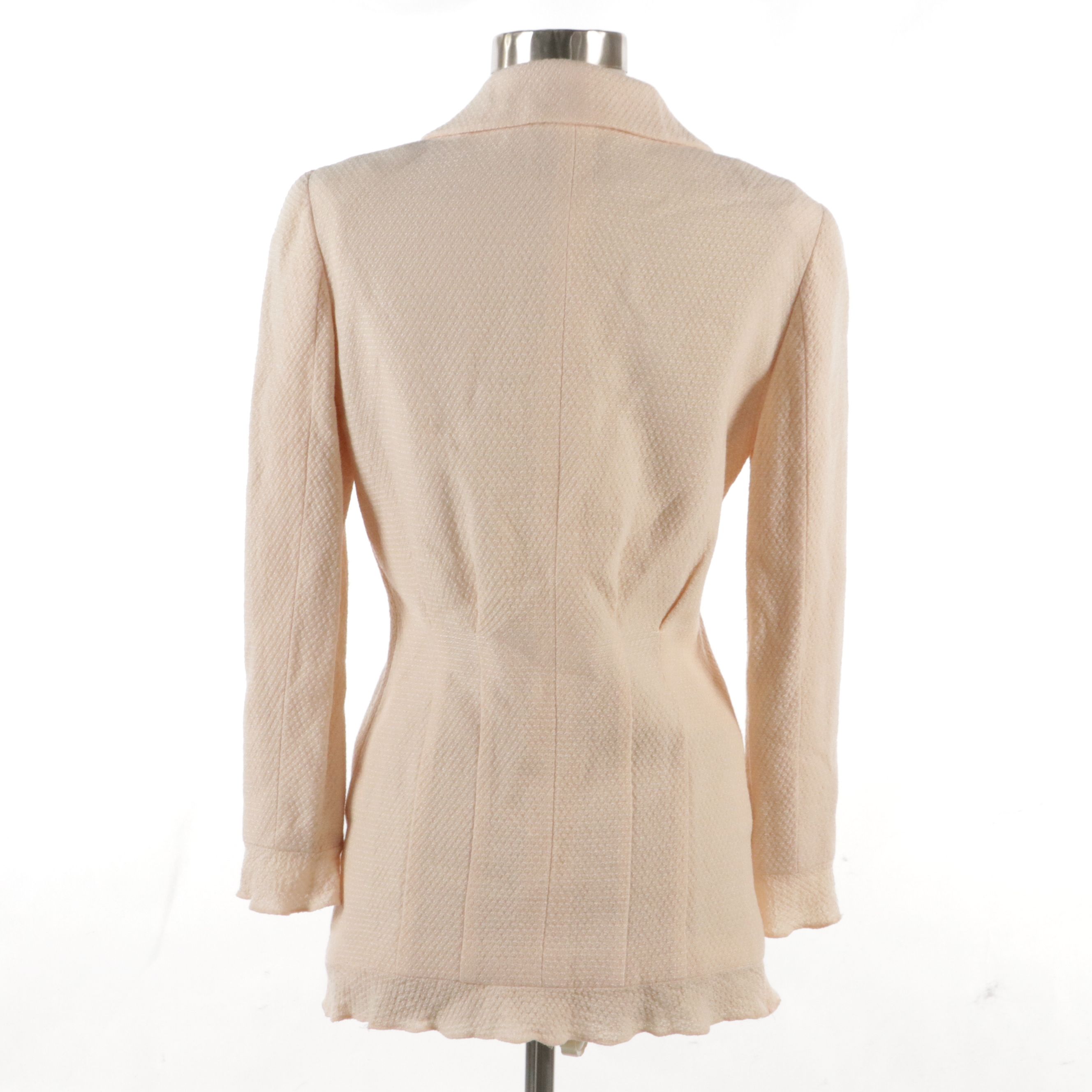 Chanel Rayon and Wool Blend Jacket From the 2002 Spring Collection