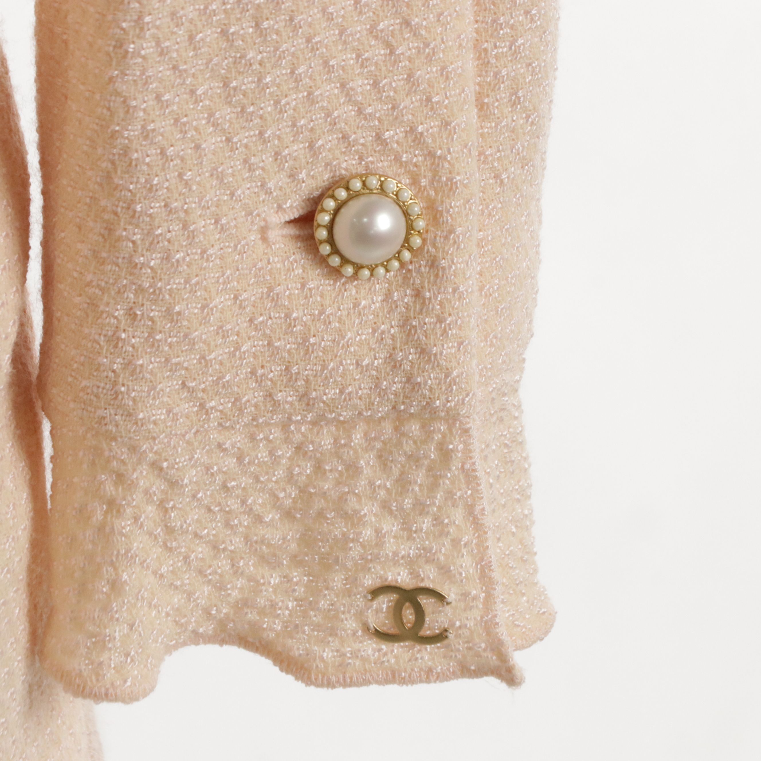 Chanel Rayon and Wool Blend Jacket From the 2002 Spring Collection