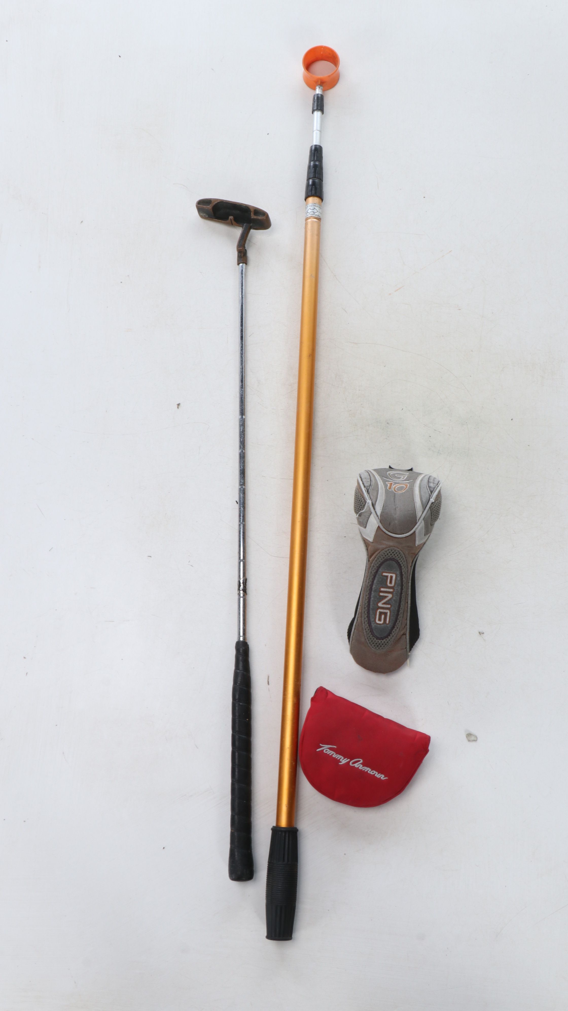 Burton Golf Bag with Right- Handed Golf Clubs and Foldable Cart