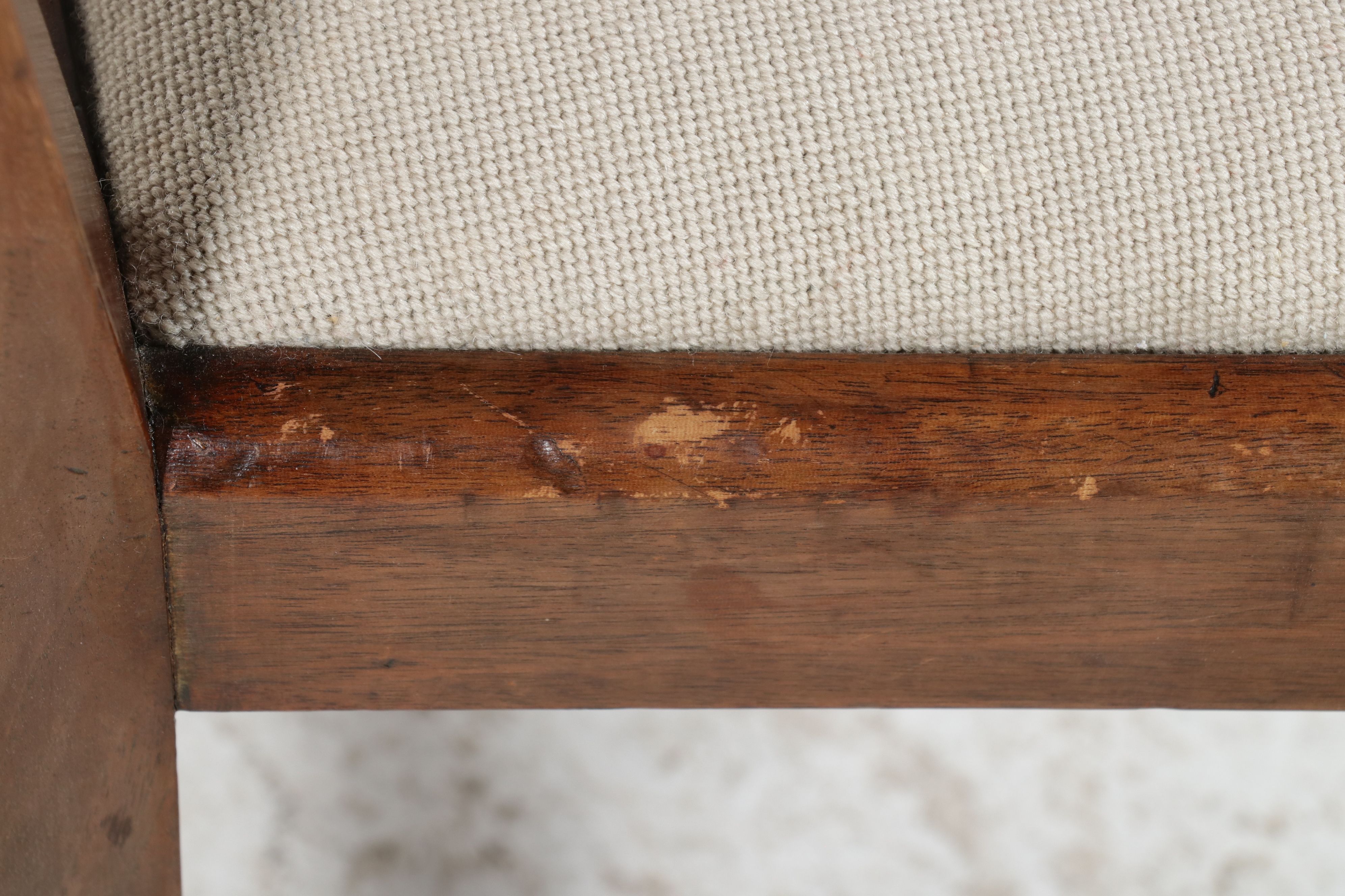 Set of Six George II Style Mahogany Dining Chairs with Needlepoint Seats