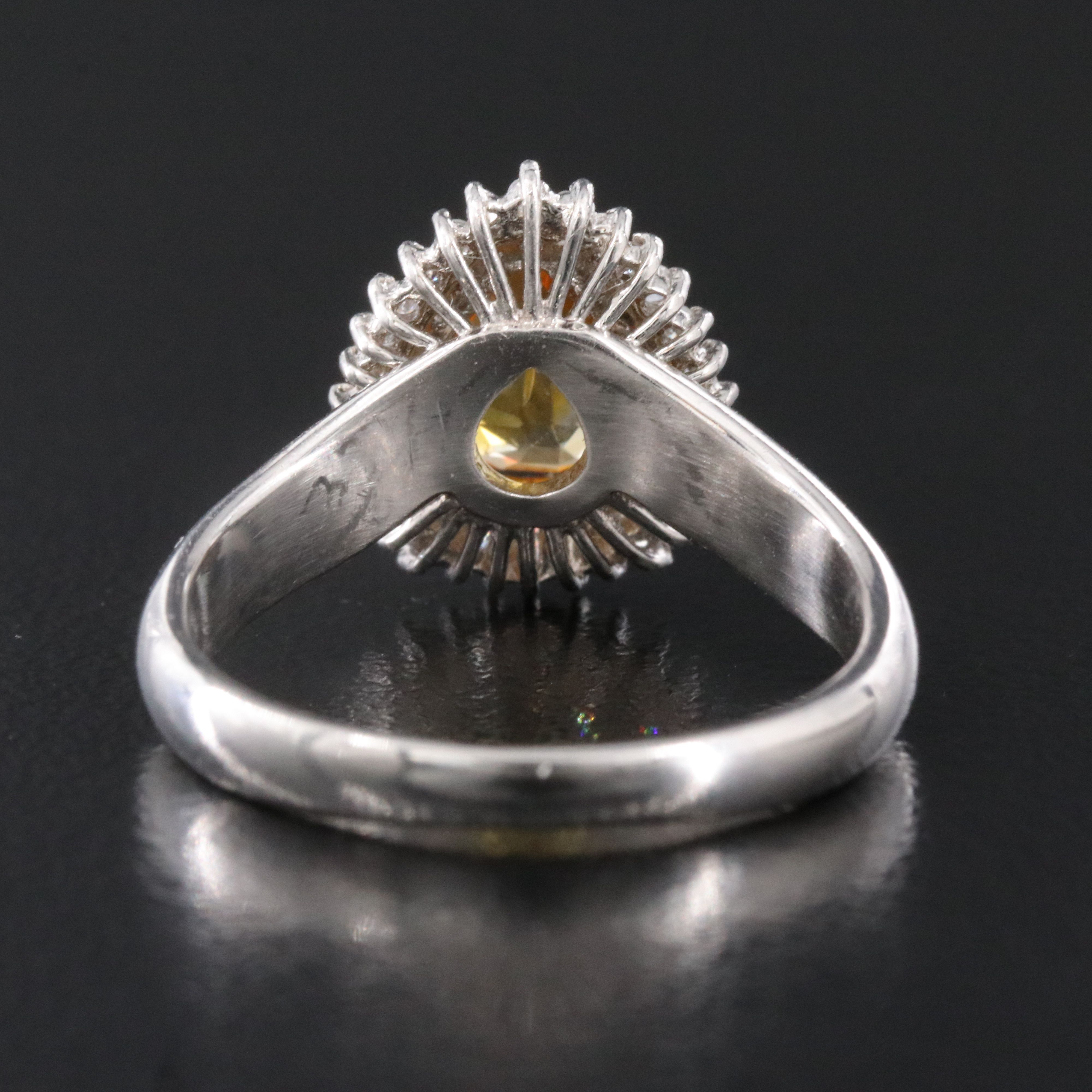 Platinum 0.99 CT Ceylon Sapphire and Diamond Ring with GIA Report