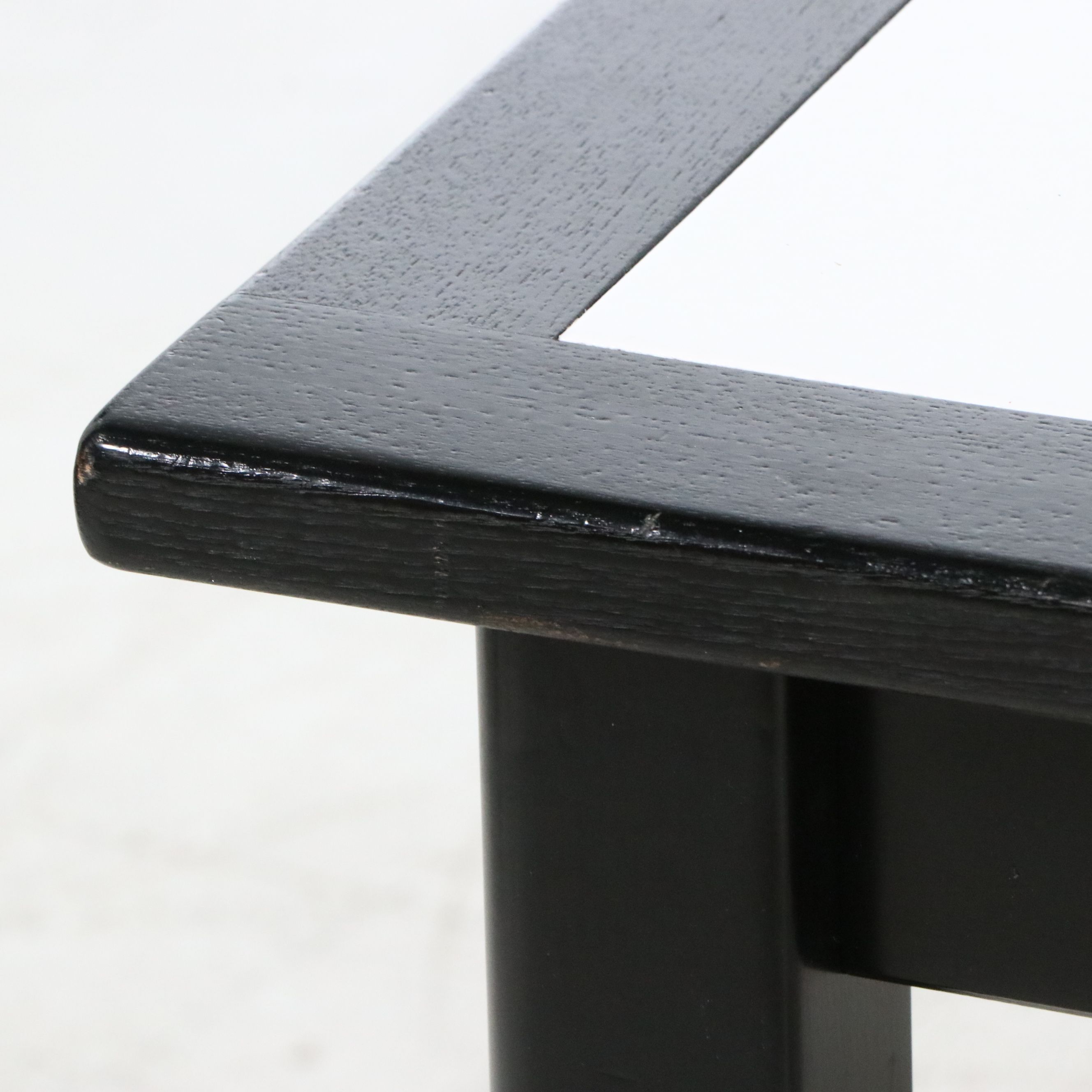 Tiled Top Dining Table and Six Spindle-Back Chairs, Late 20th Century