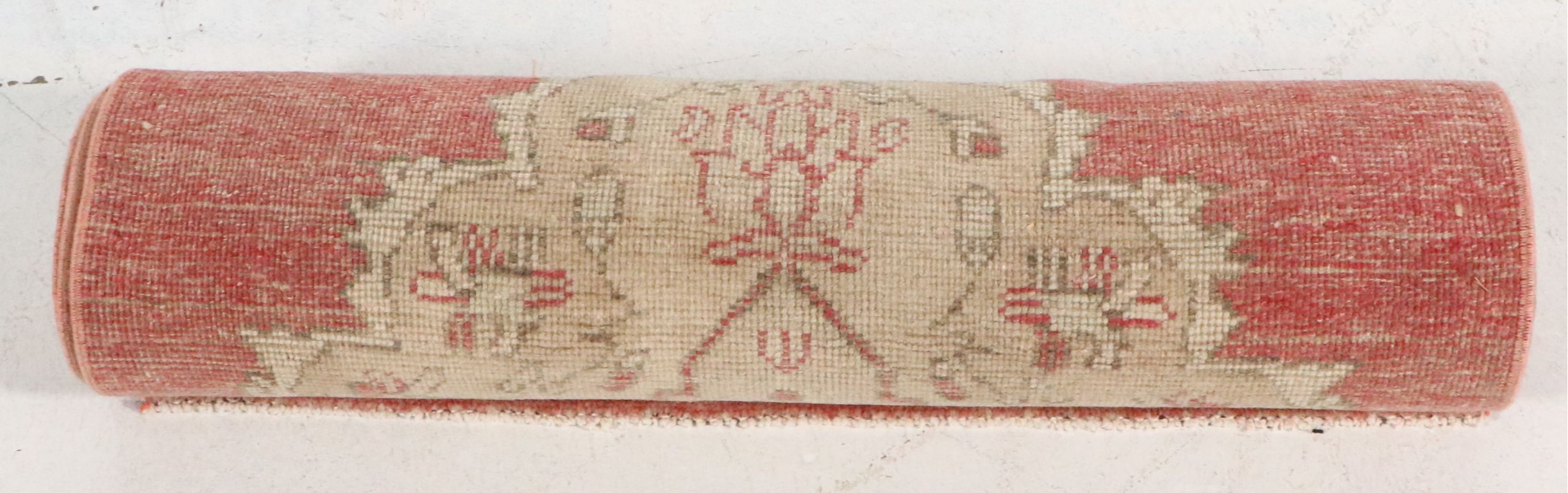 2'8 x 10' Hand-Knotted Turkish Oushak Carpet Runner