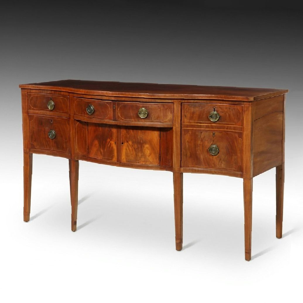 Hepplewhite Mahogany Sideboard, 19th Century