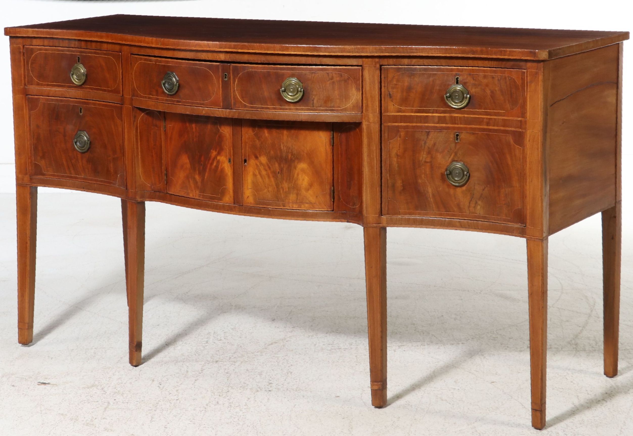 Hepplewhite Mahogany Sideboard, 19th Century