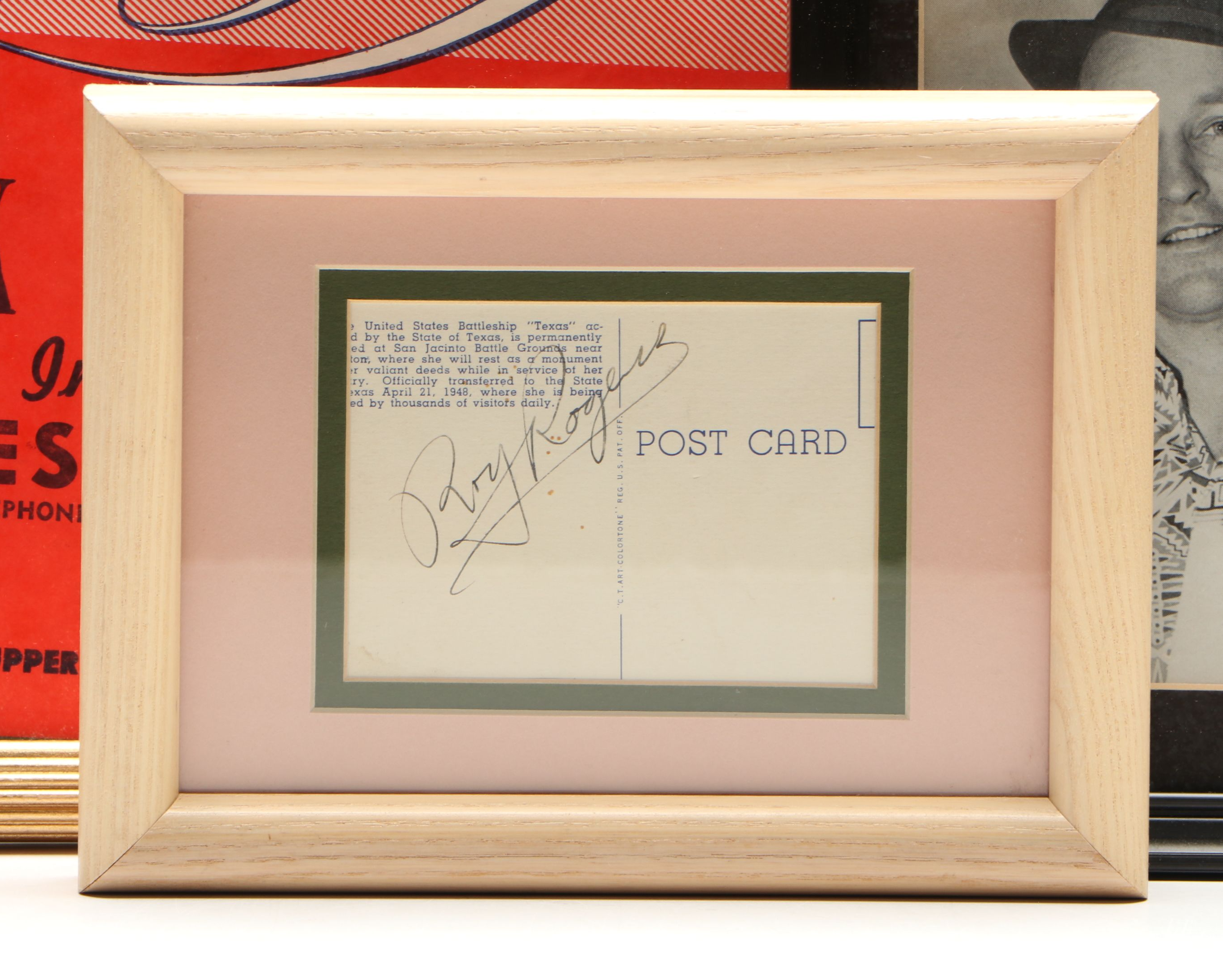 Jack Dempsey Signed Restaurant Flyer with Bing Crosby and Roy Rogers Signatures