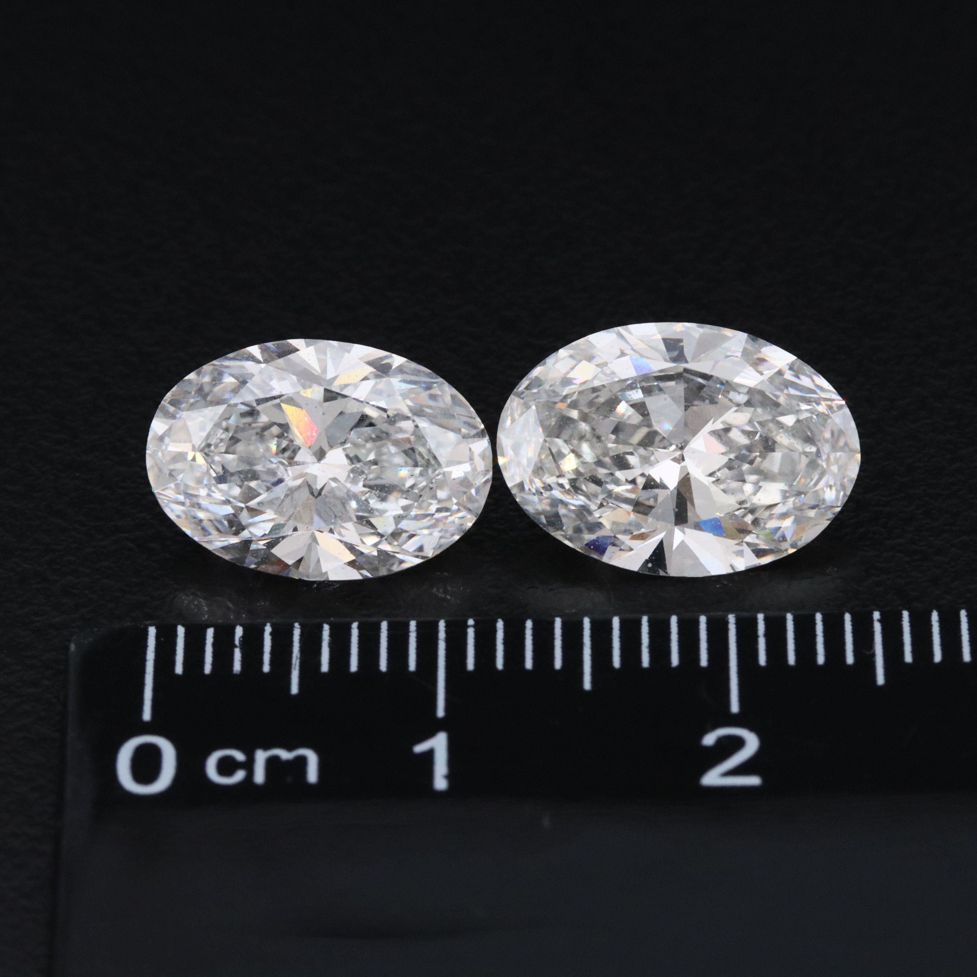 Loose 7.05 CTW Lab Grown Diamond Pair
