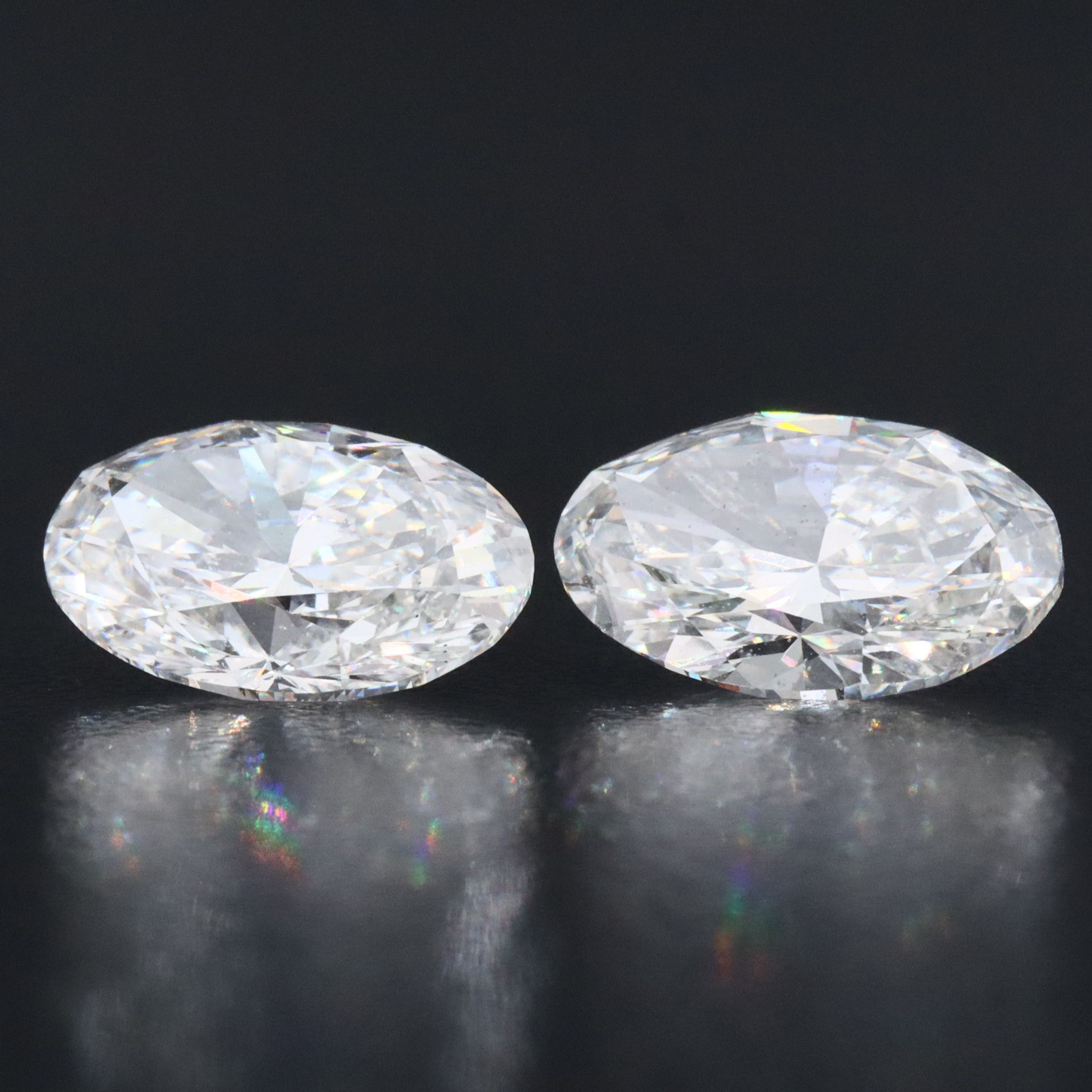 Loose 7.05 CTW Lab Grown Diamond Pair