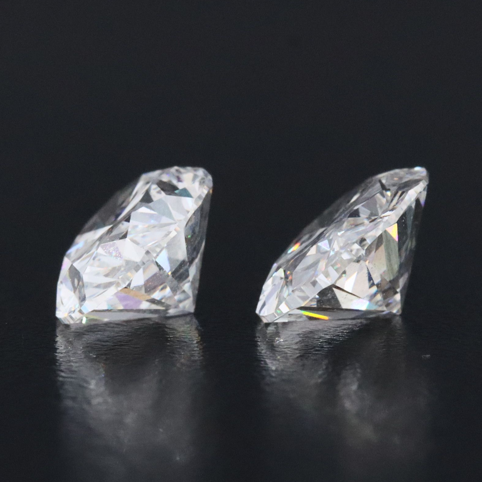 Loose 7.05 CTW Lab Grown Diamond Pair
