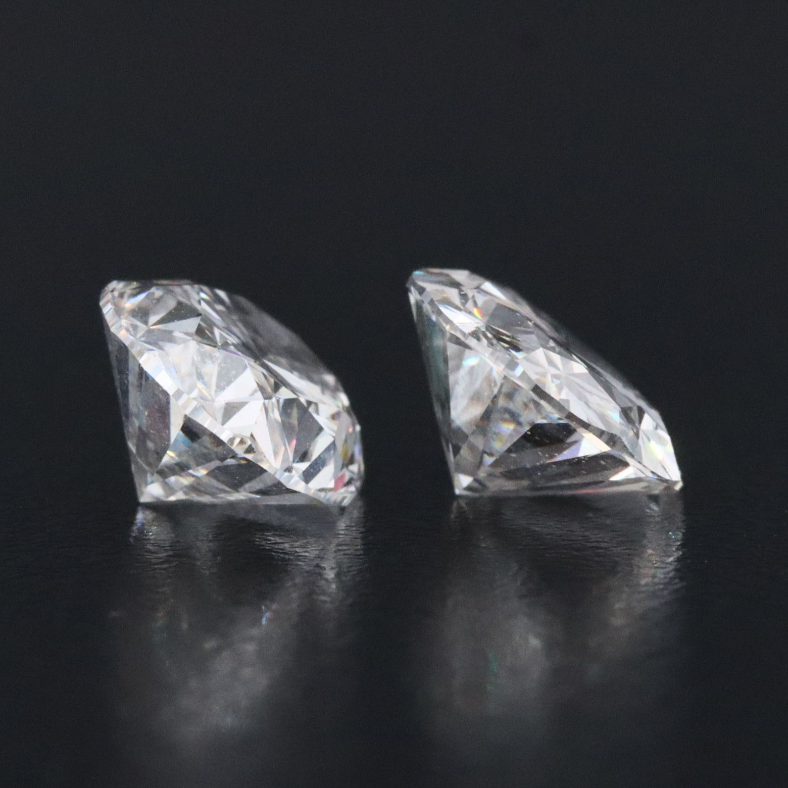 Loose 7.05 CTW Lab Grown Diamond Pair