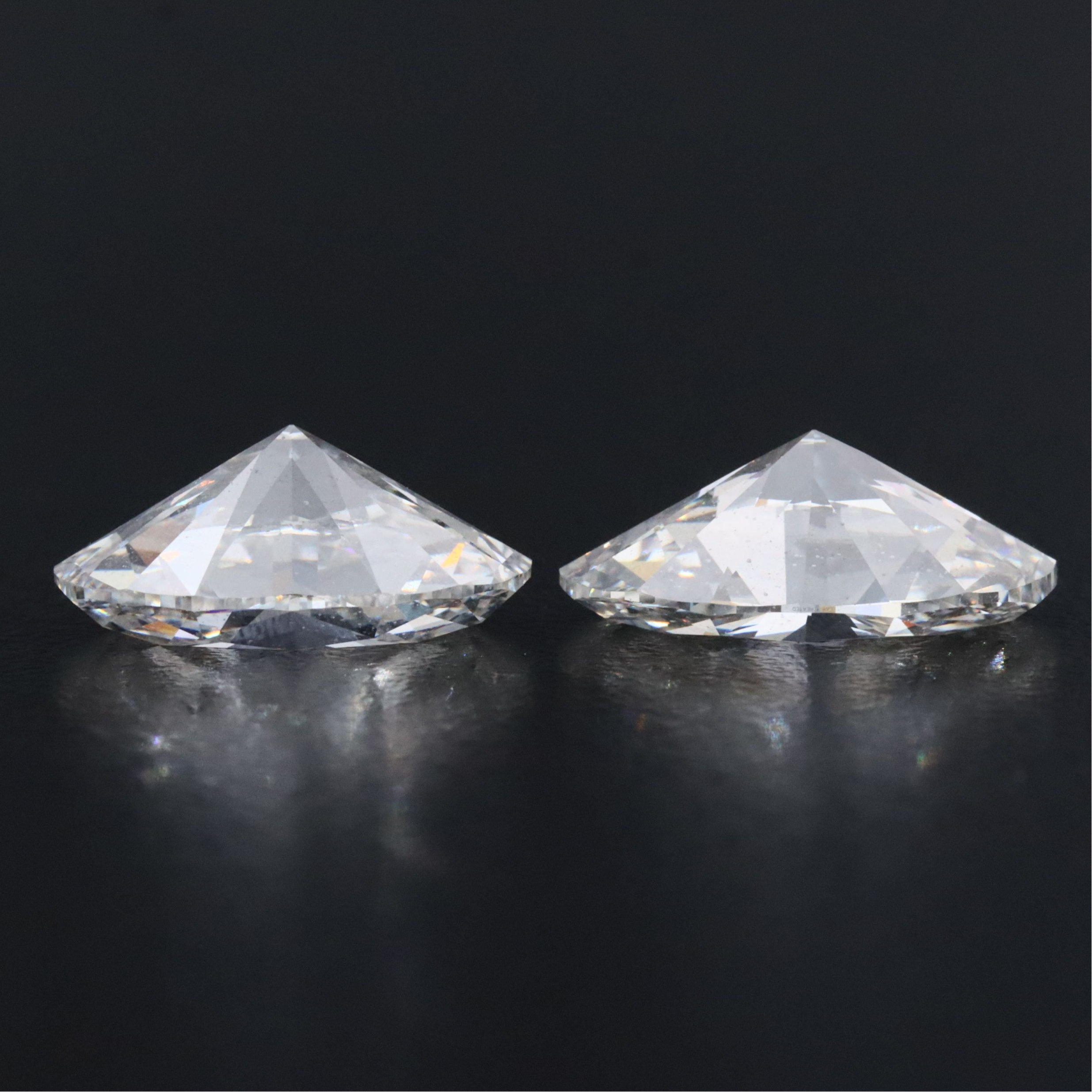 Loose 7.05 CTW Lab Grown Diamond Pair
