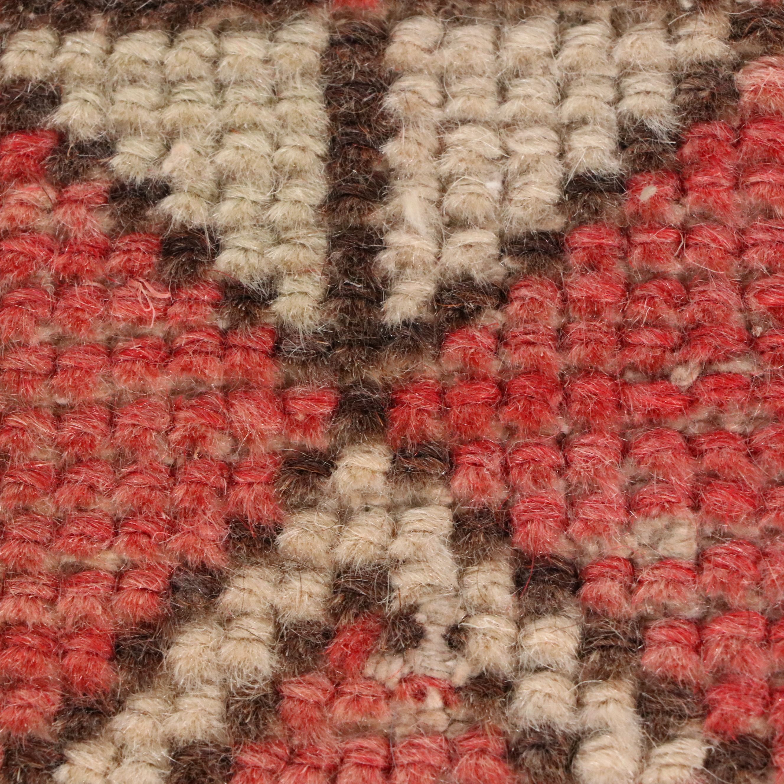 3'9 x 8'3 Hand-Knotted Turkish Konya Area Rug