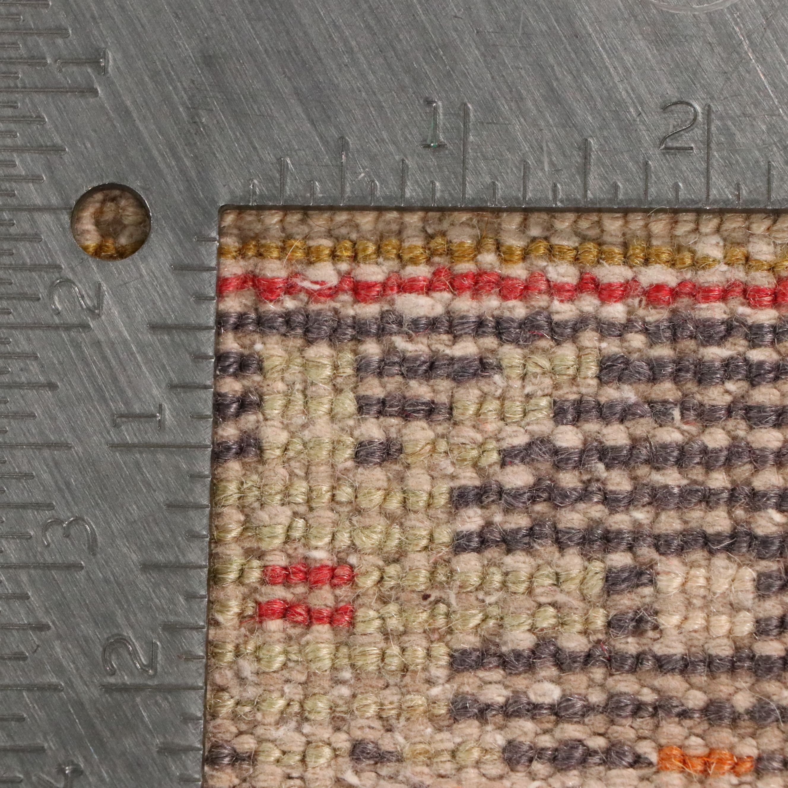 3'9 x 8'3 Hand-Knotted Turkish Konya Area Rug