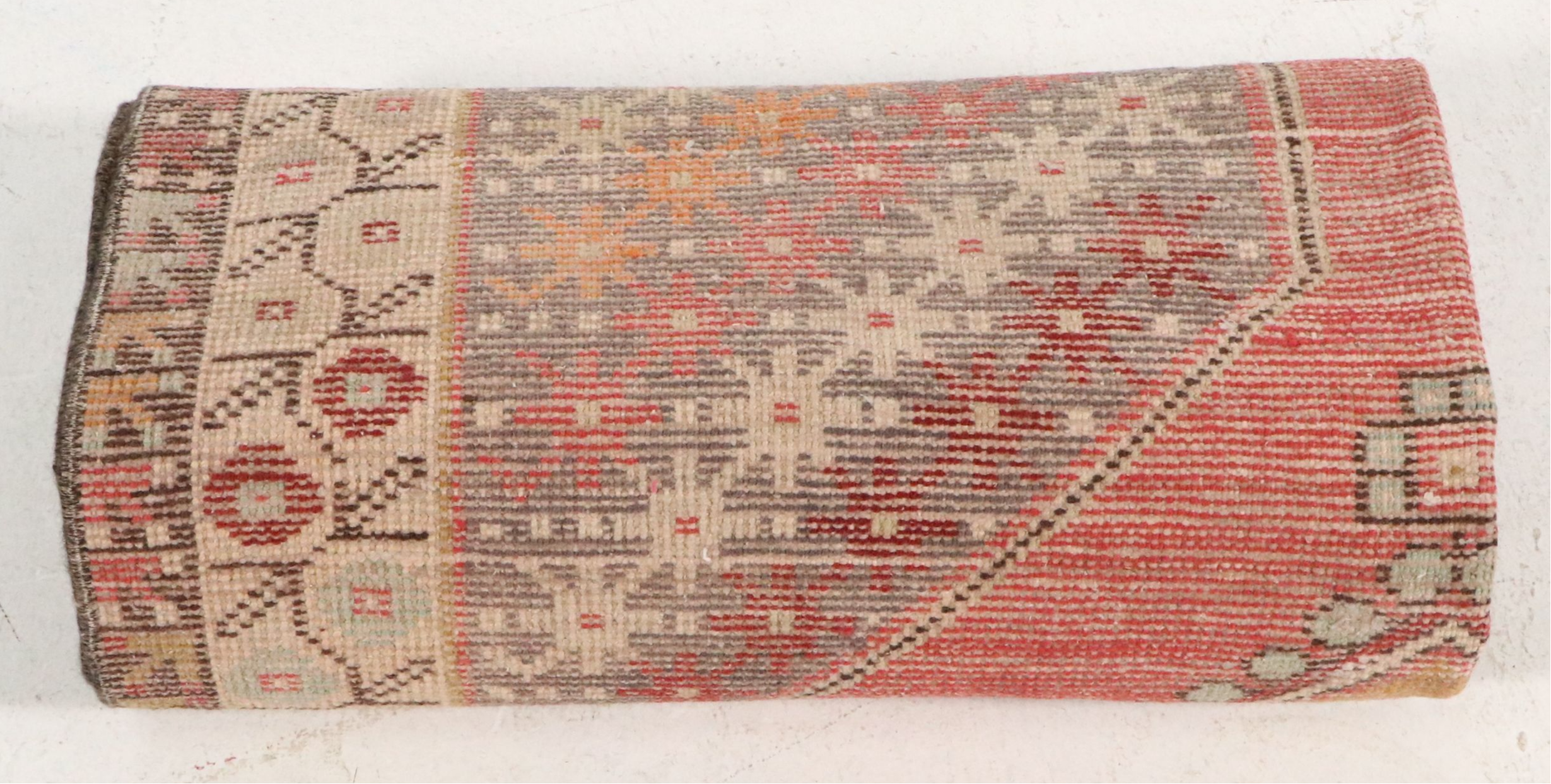 3'9 x 8'3 Hand-Knotted Turkish Konya Area Rug