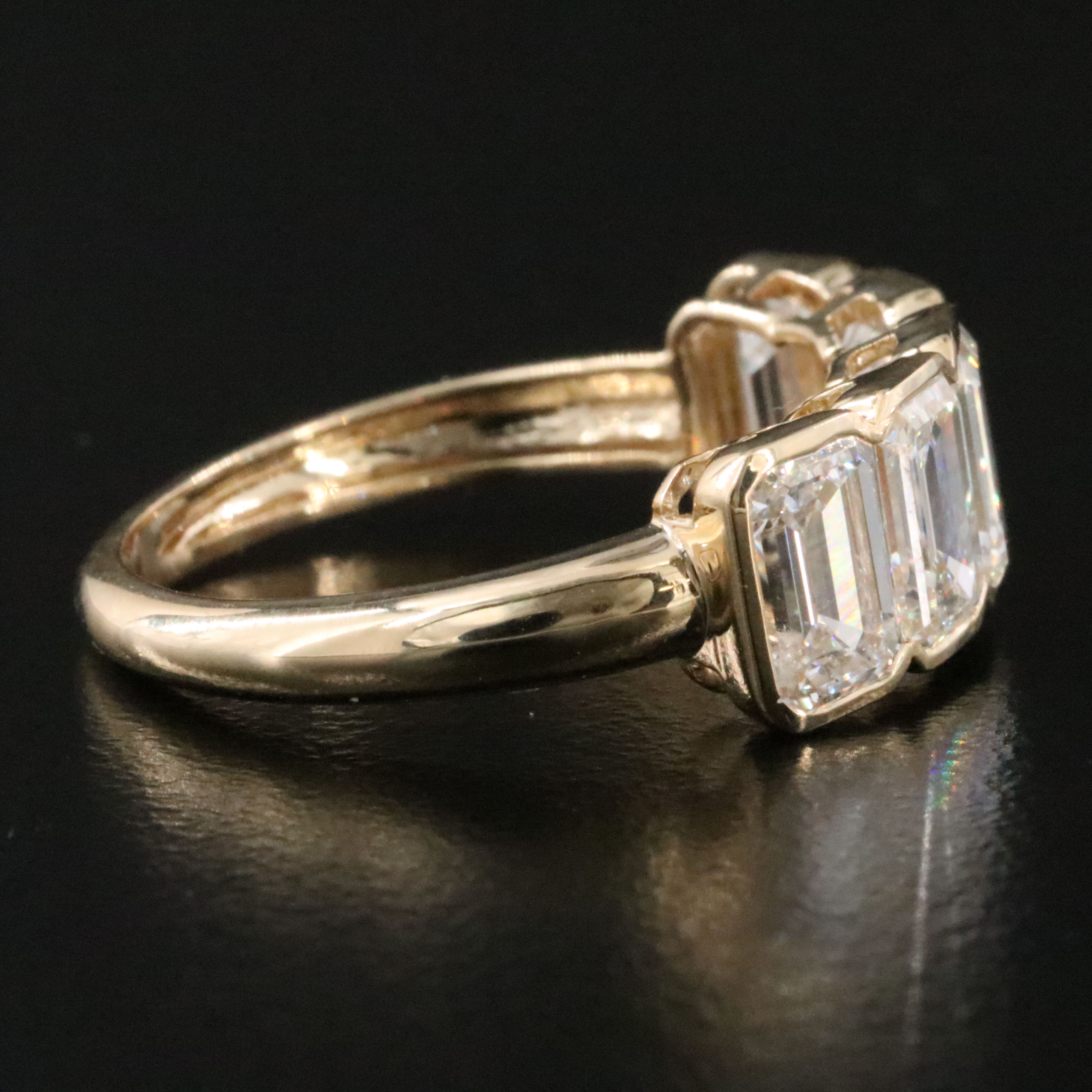 14K 4.30 CTW Lab Grown Diamond Ring