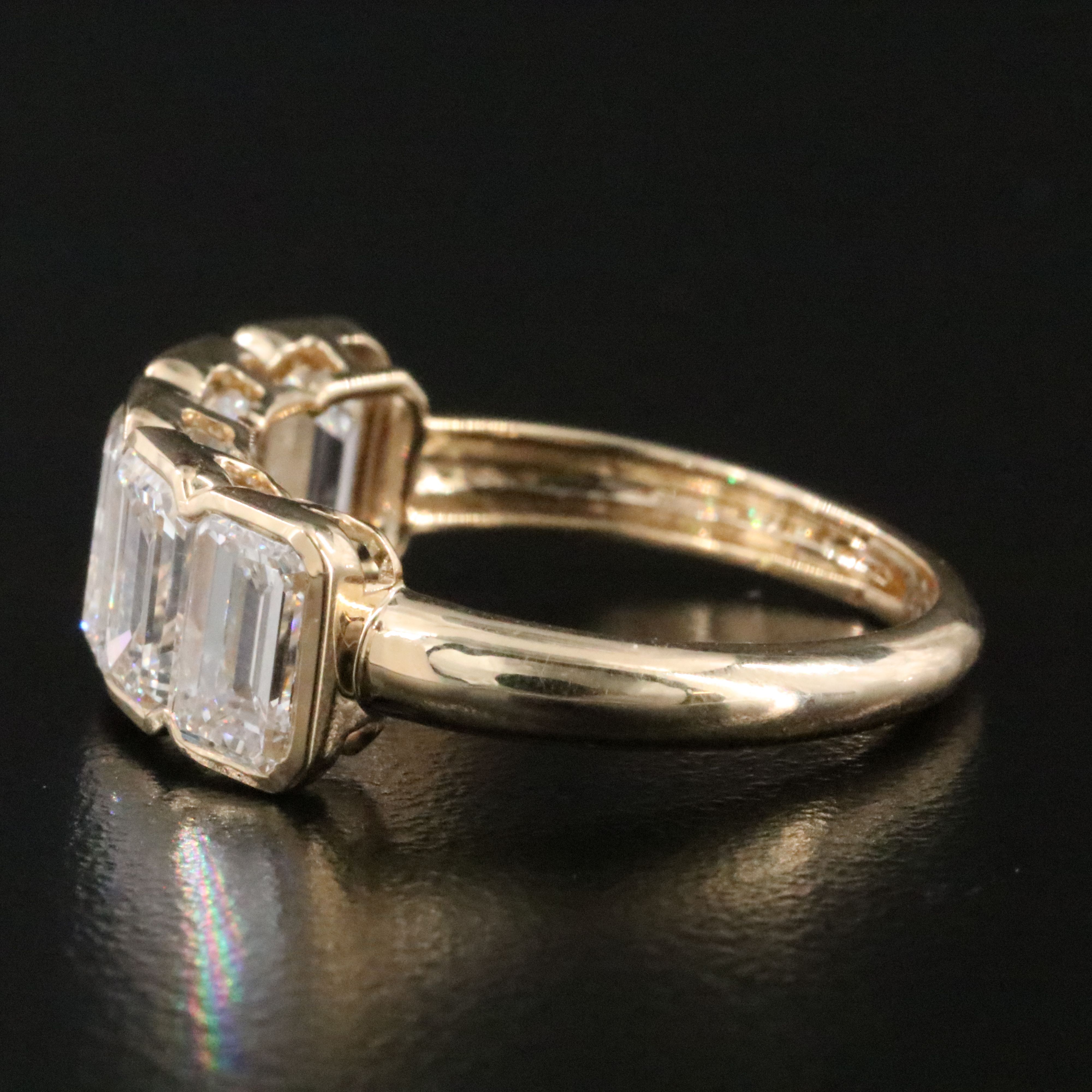 14K 4.30 CTW Lab Grown Diamond Ring