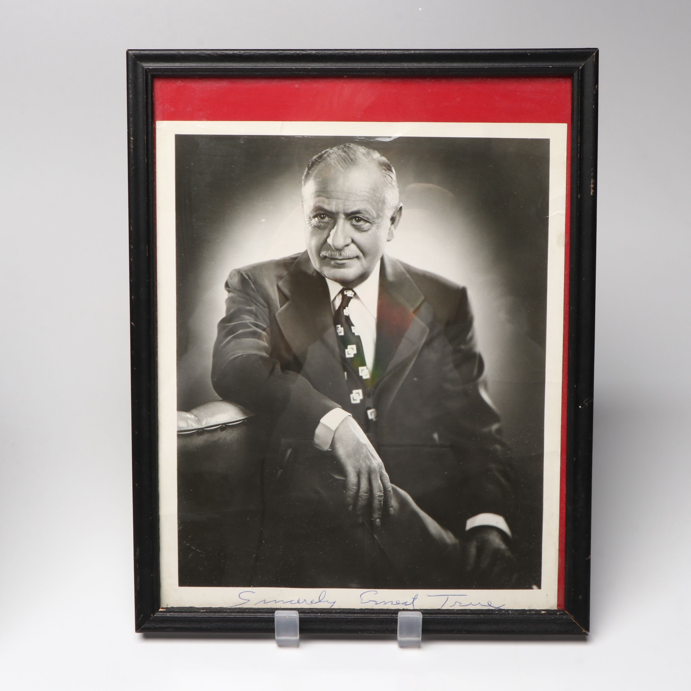 Fredric March, Ernest Truex and John Daly Signed Portraits, Mid to Late 20th C.