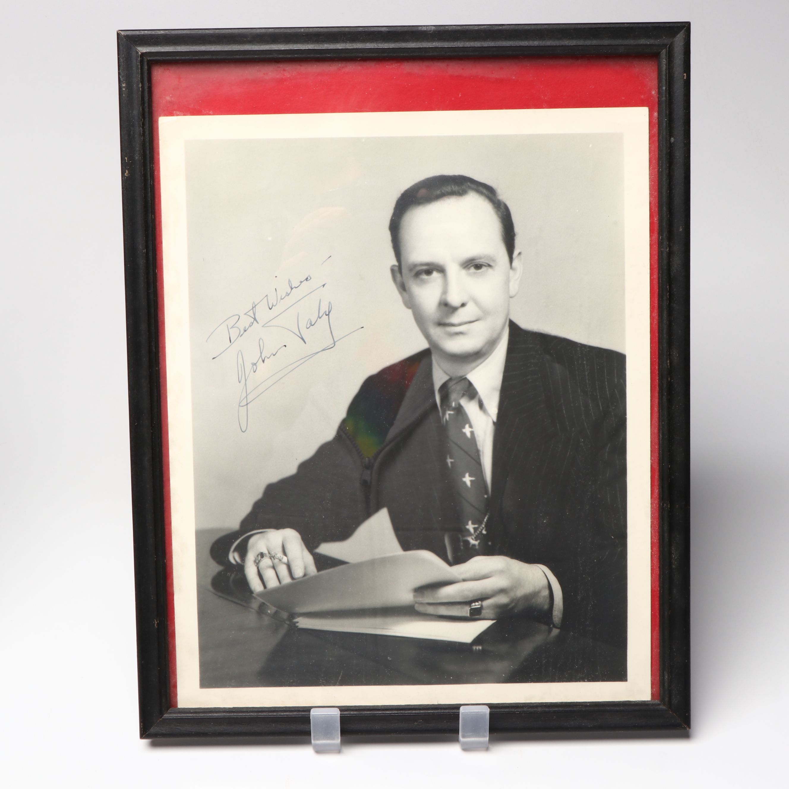 Fredric March, Ernest Truex and John Daly Signed Portraits, Mid to Late 20th C.