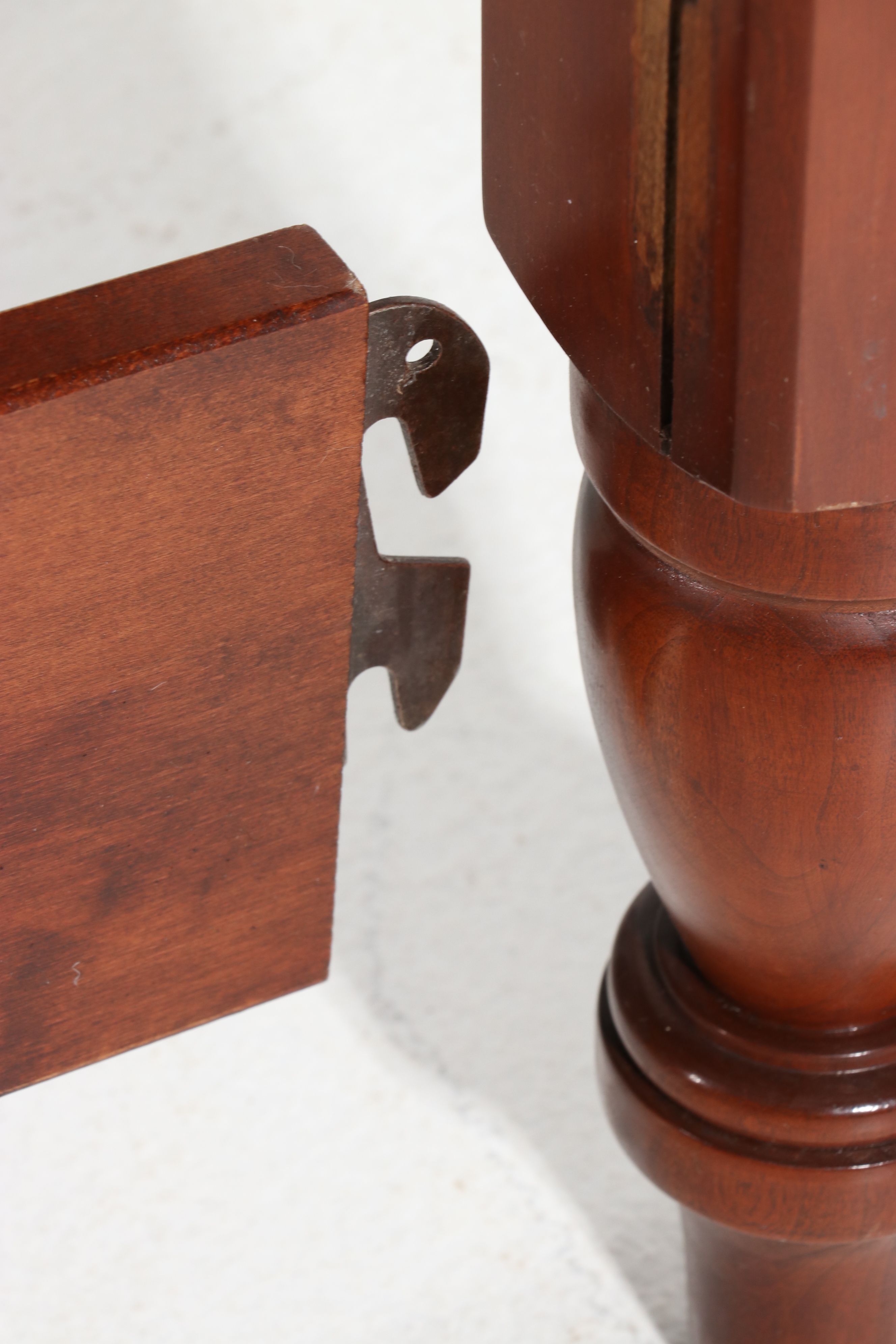 Classical Style Cherry Low-Post Full Size Bed Frame, Mid-20th Century