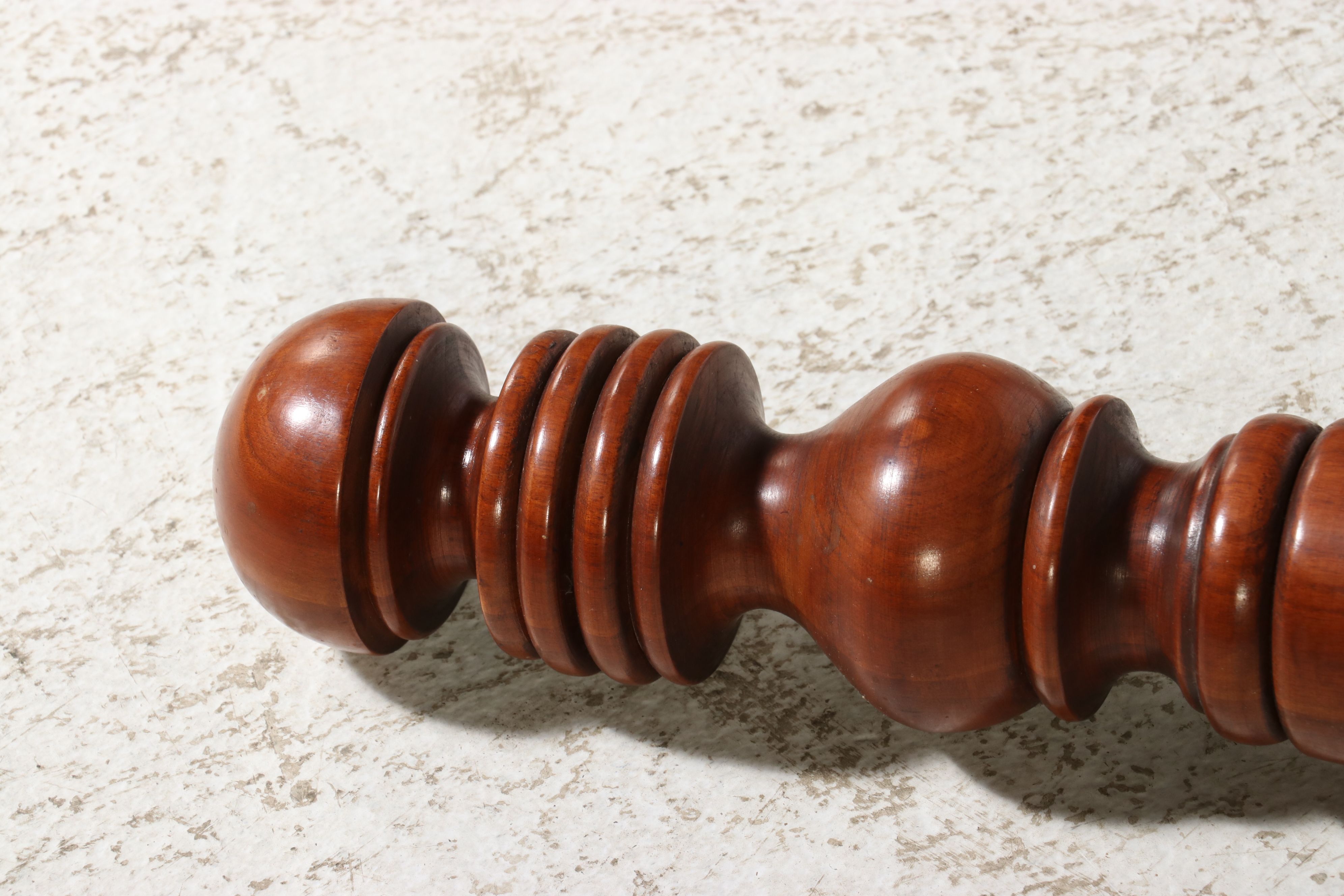 Classical Style Cherry Low-Post Full Size Bed Frame, Mid-20th Century