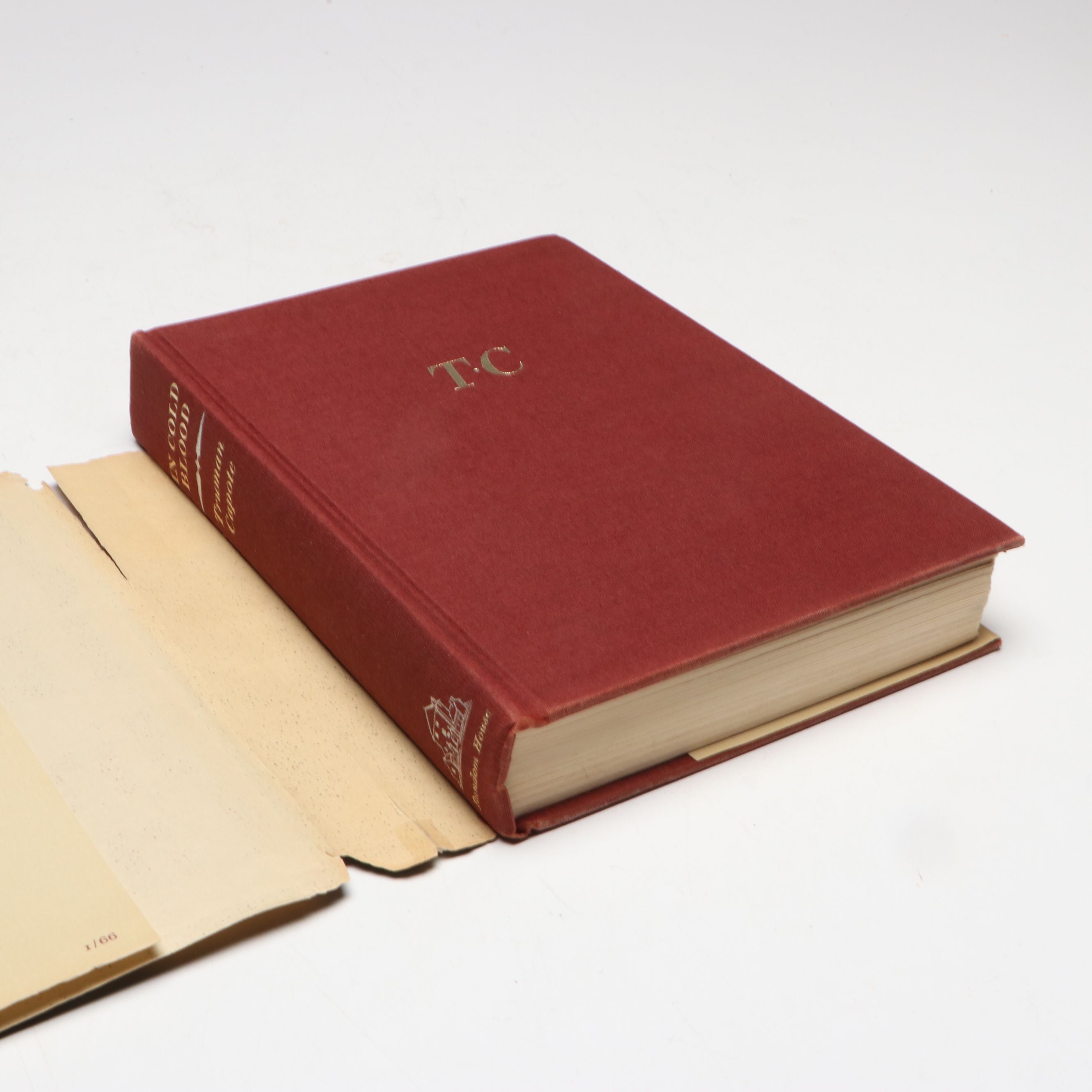 First Printing "In Cold Blood" by Truman Capote, 1966