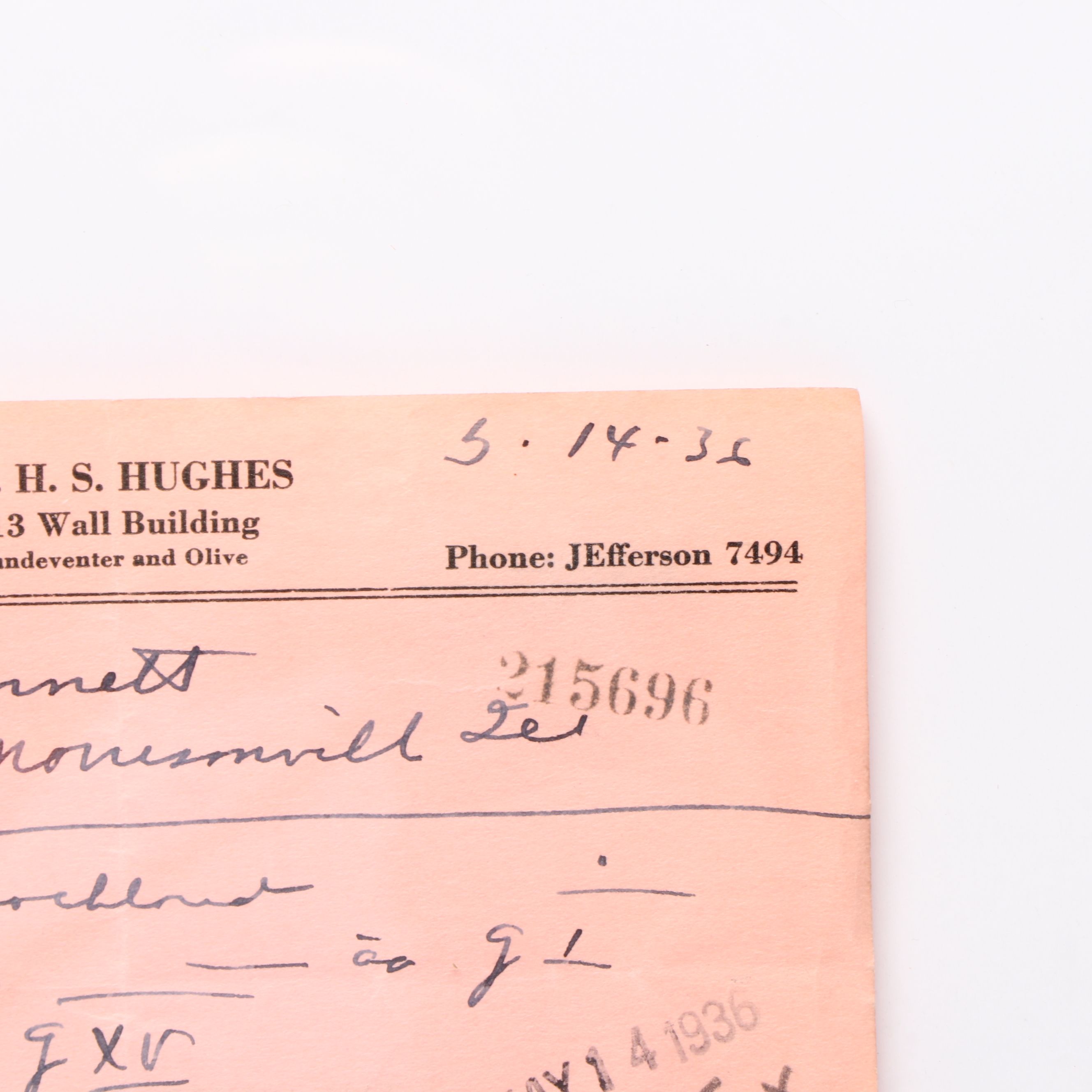 Prescription Form for Cocaine, 1936