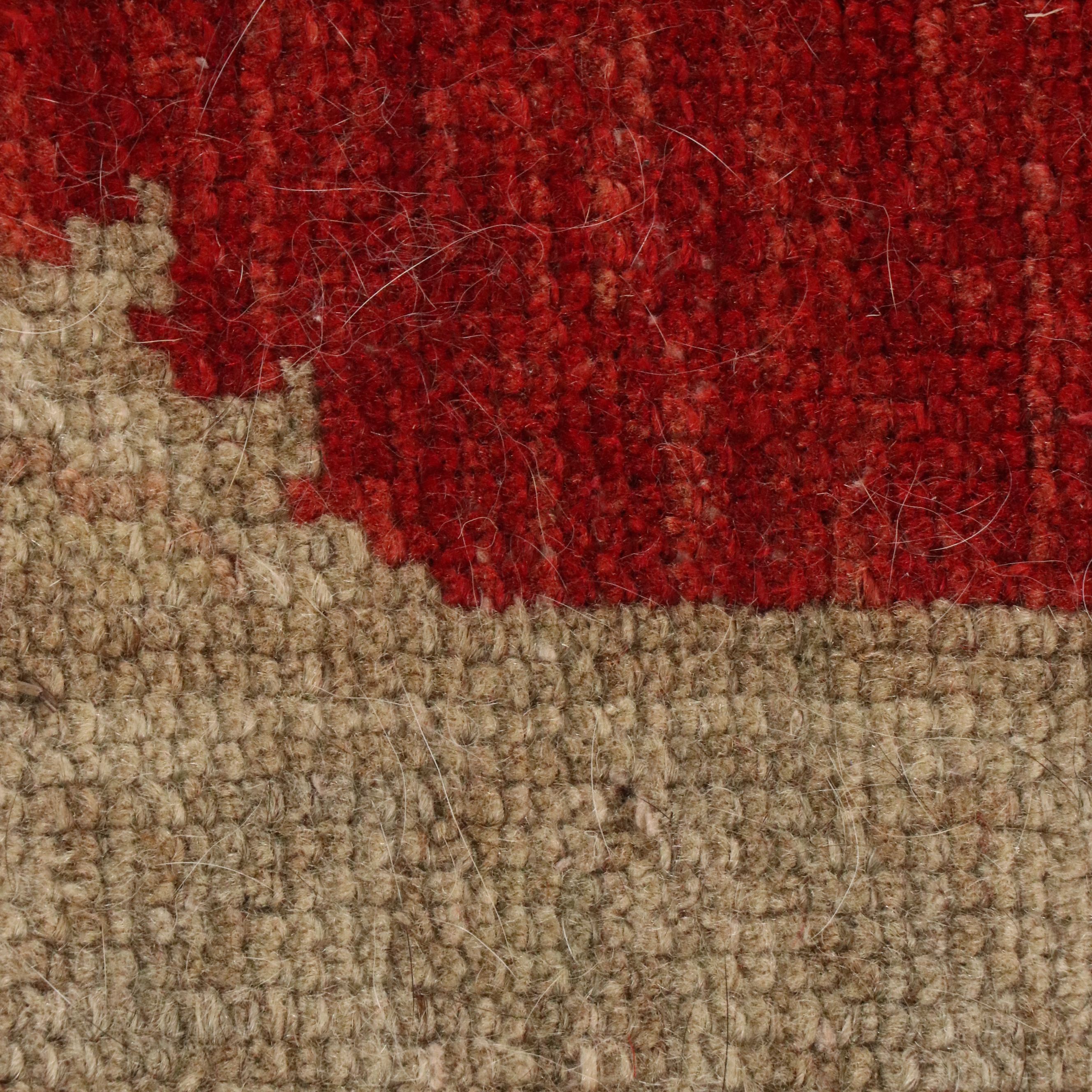 2'10 x 5'2 Hand-Knotted Turkish Oushak Accent Rug