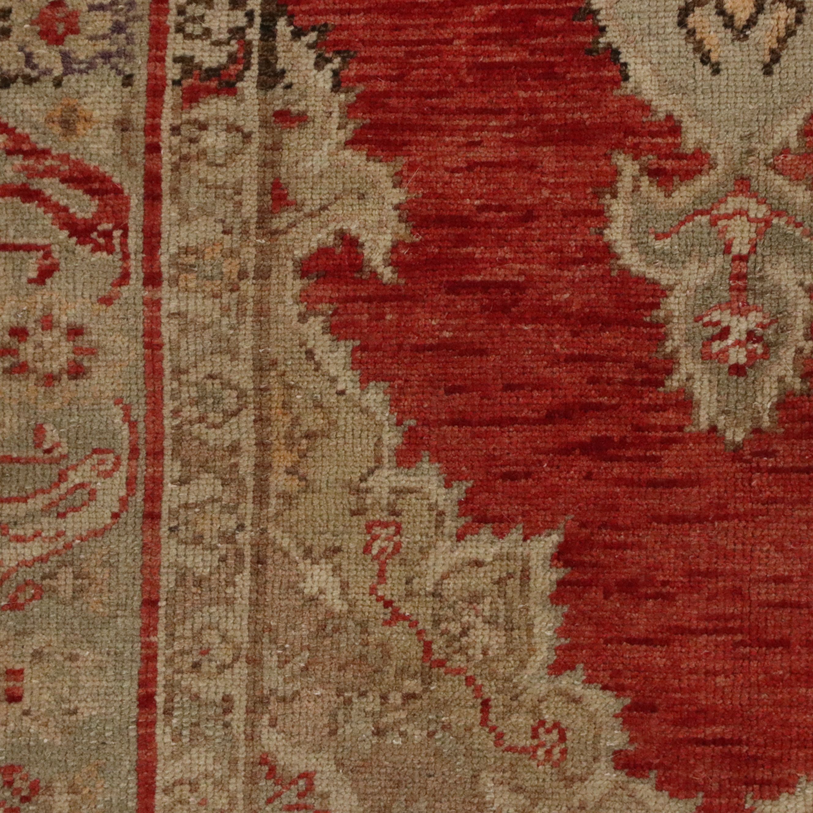 2'10 x 5'2 Hand-Knotted Turkish Oushak Accent Rug