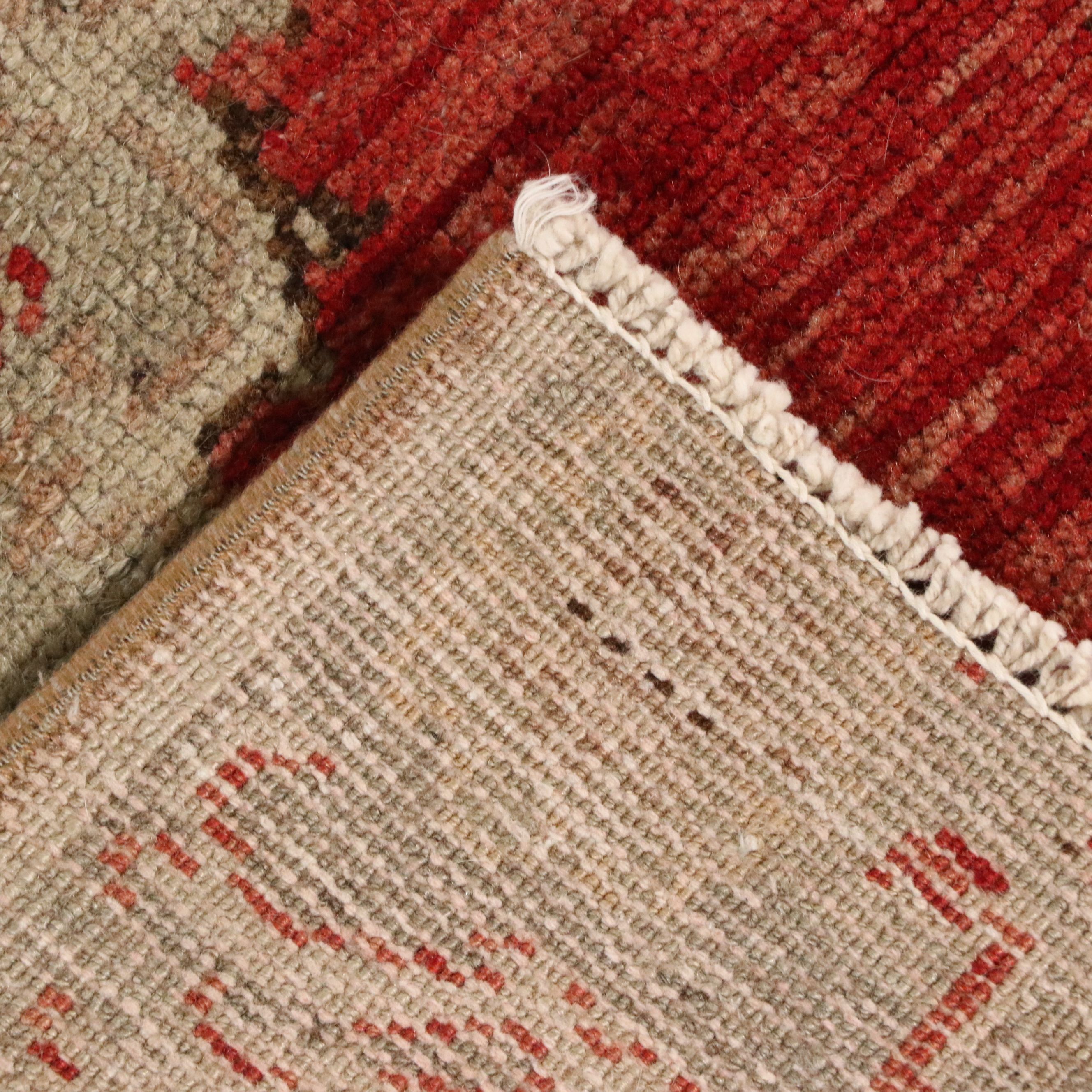 2'10 x 5'2 Hand-Knotted Turkish Oushak Accent Rug