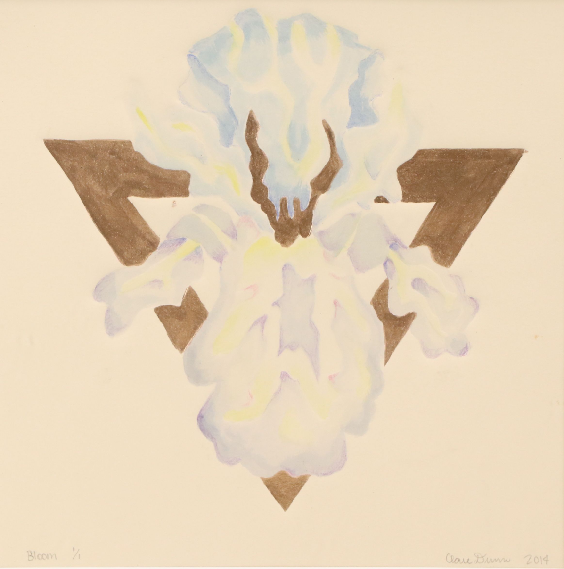 C. F. Dunn Mixed Media Embossings "Bloom," 2014