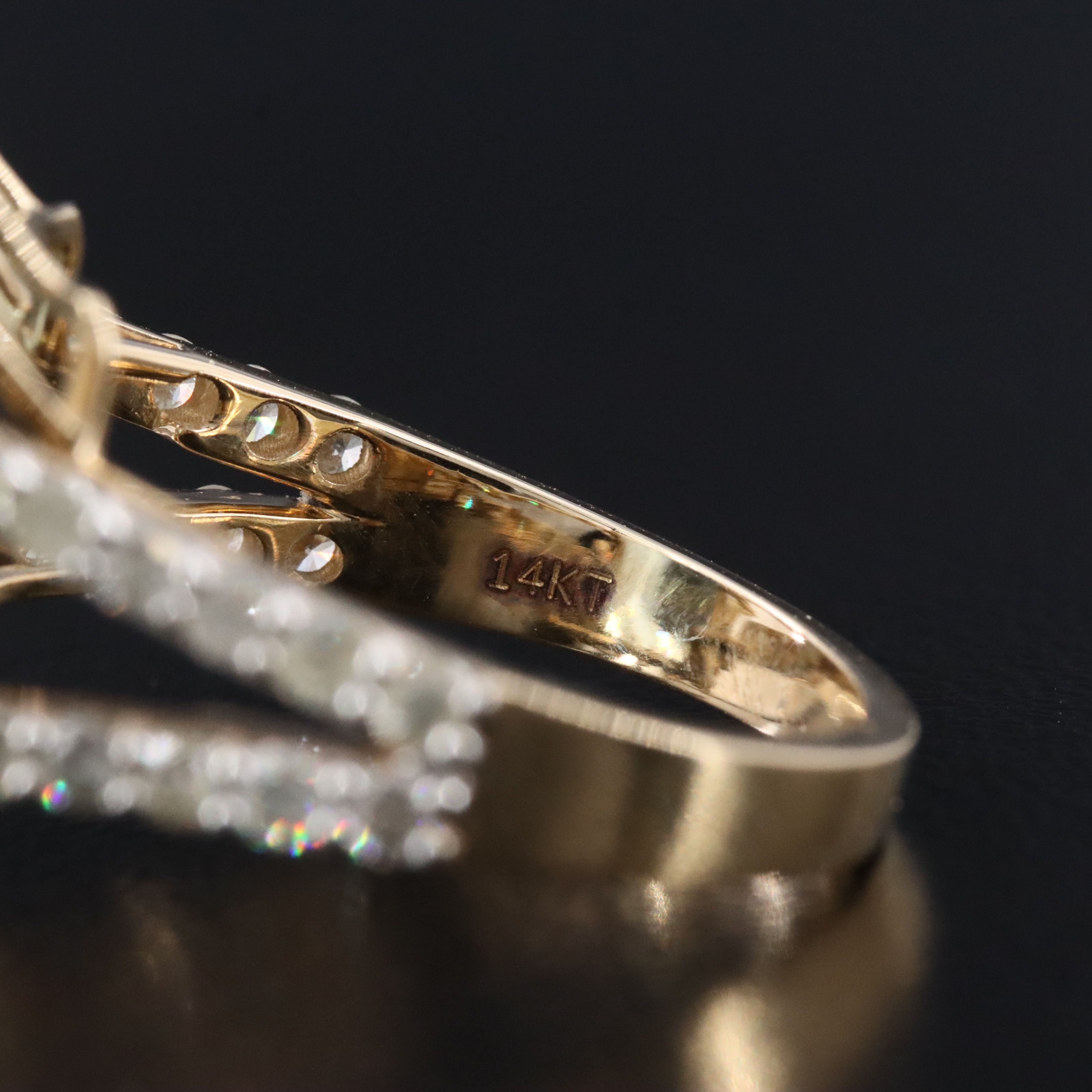 14K 13.07 CT Aquamarine and 1.48 CTW Diamond Ring