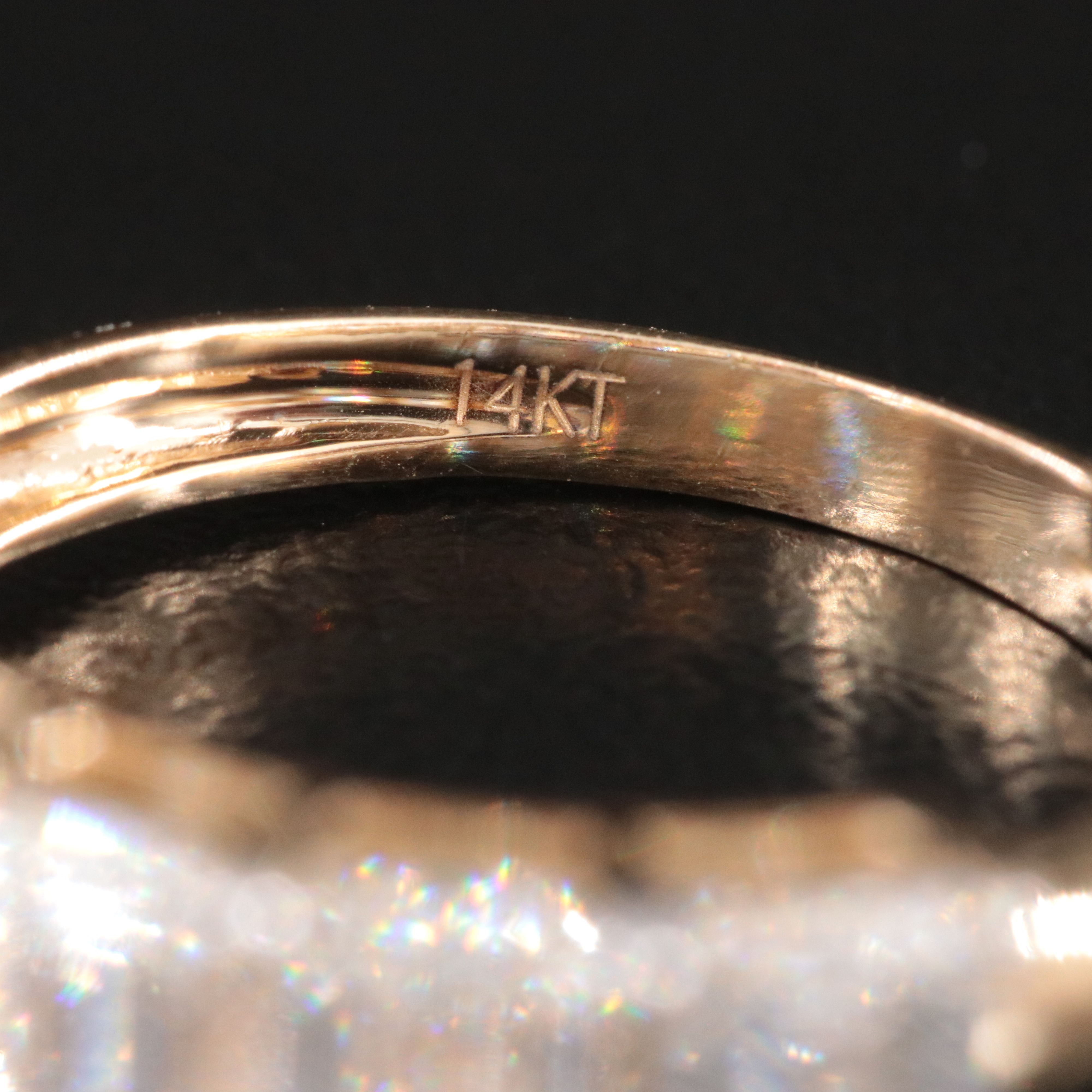 14K 4.06 CTW Lab Grown Diamond Five Stone Ring